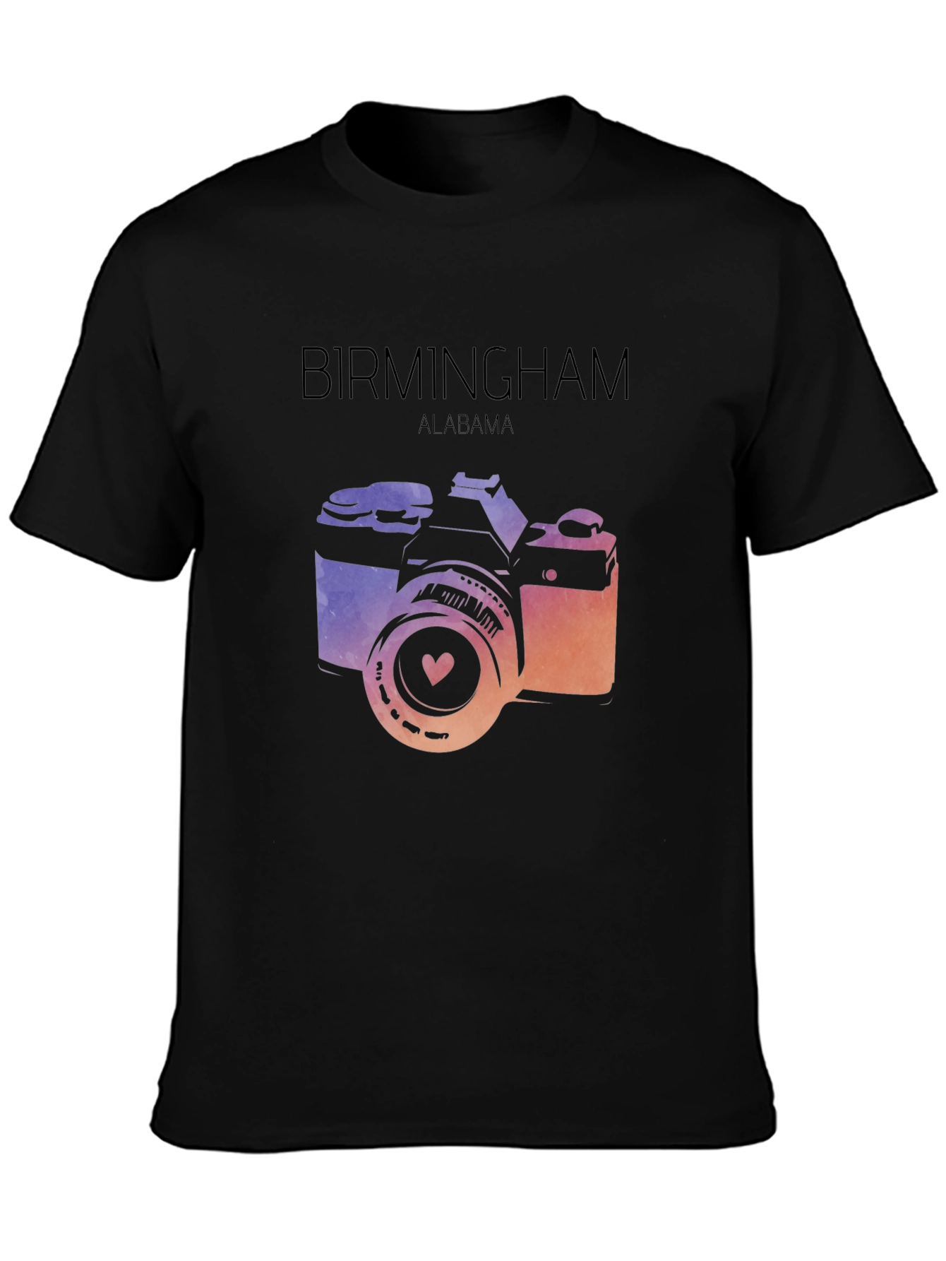 Birmingham Alabama Camera Graphic Tee