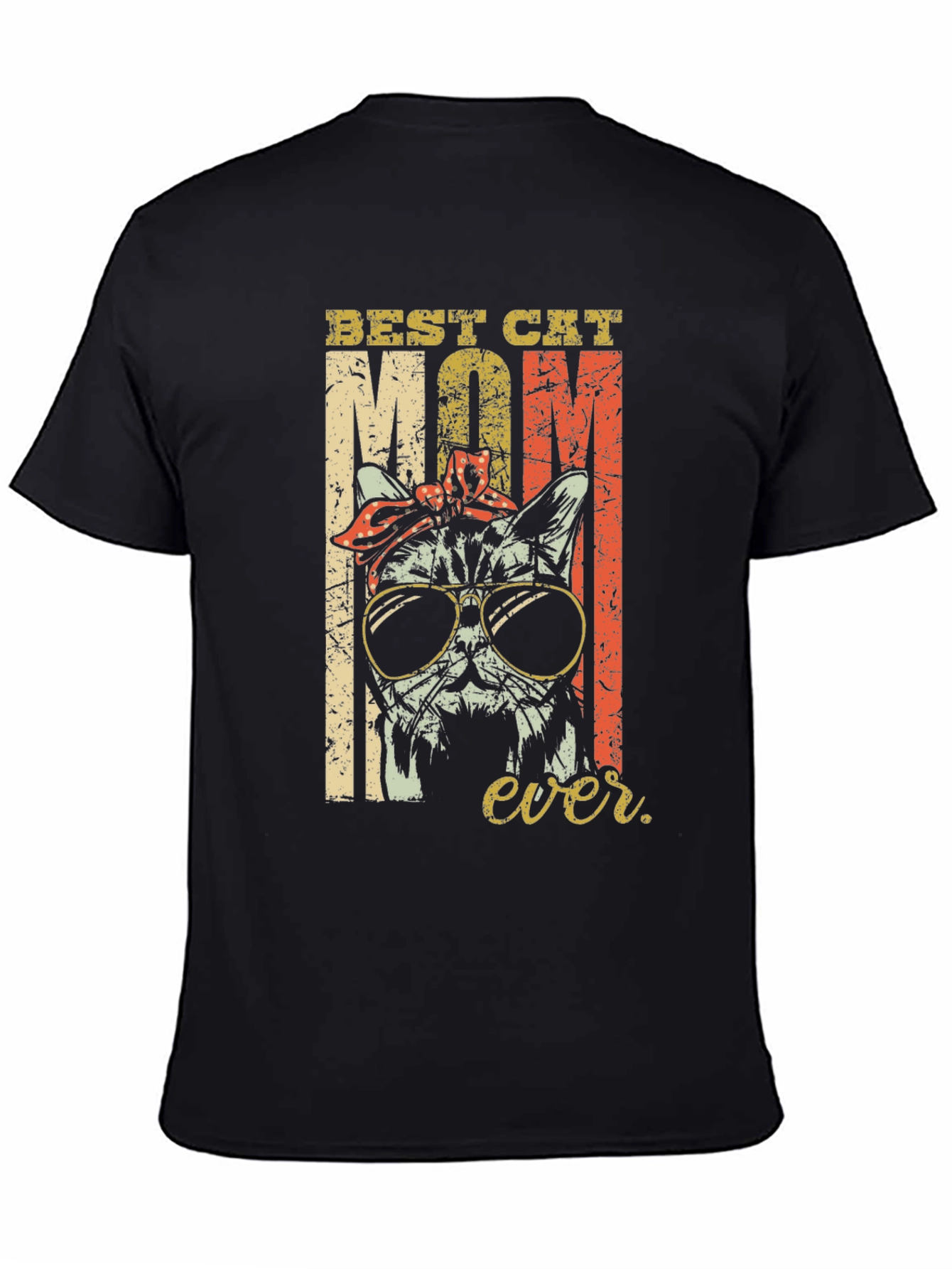 Best Cat Mom Ever T-Shirt Cute Cat Lover Tee