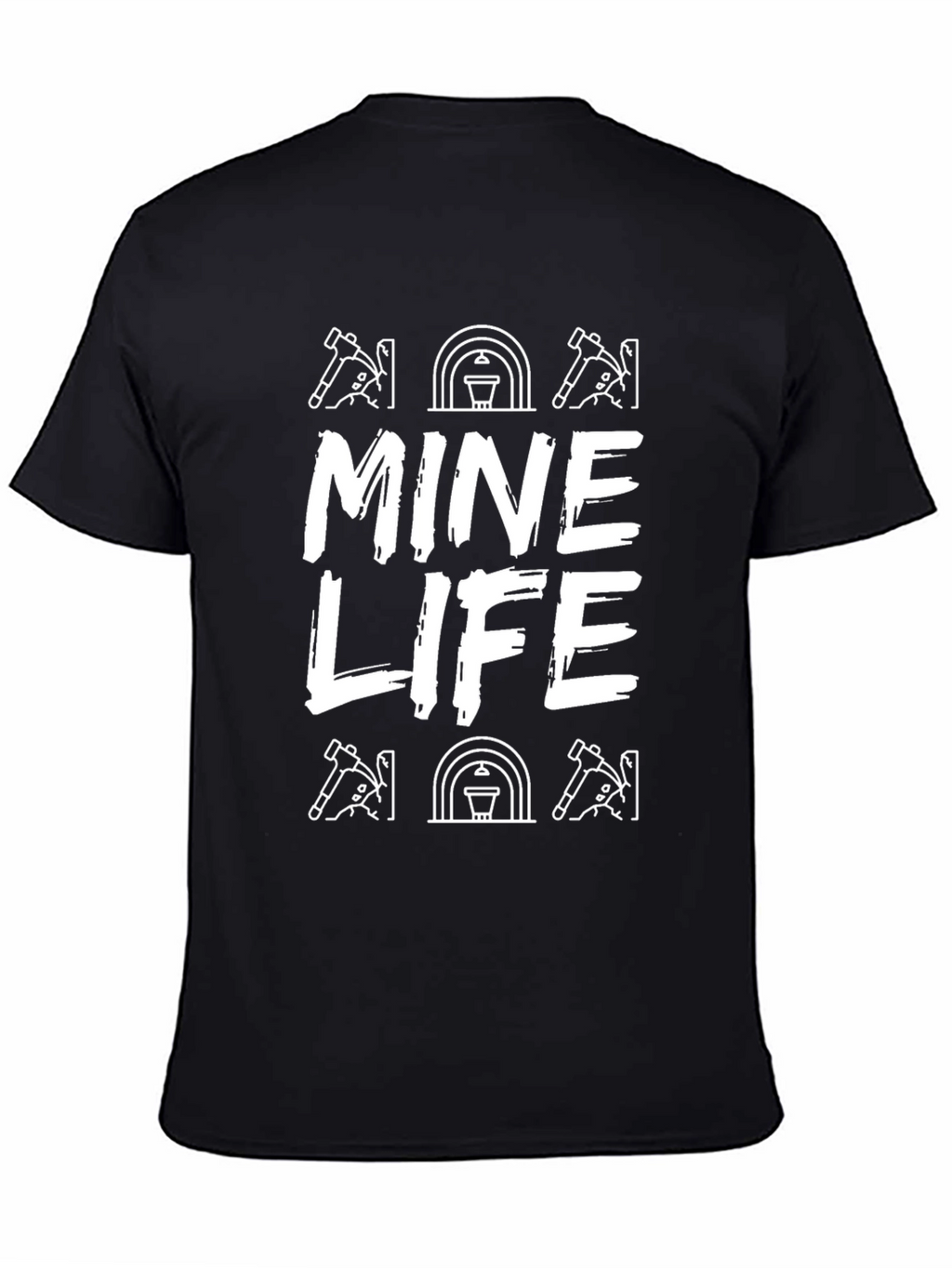 Mine Life Graphic Tee - Black T-Shirt