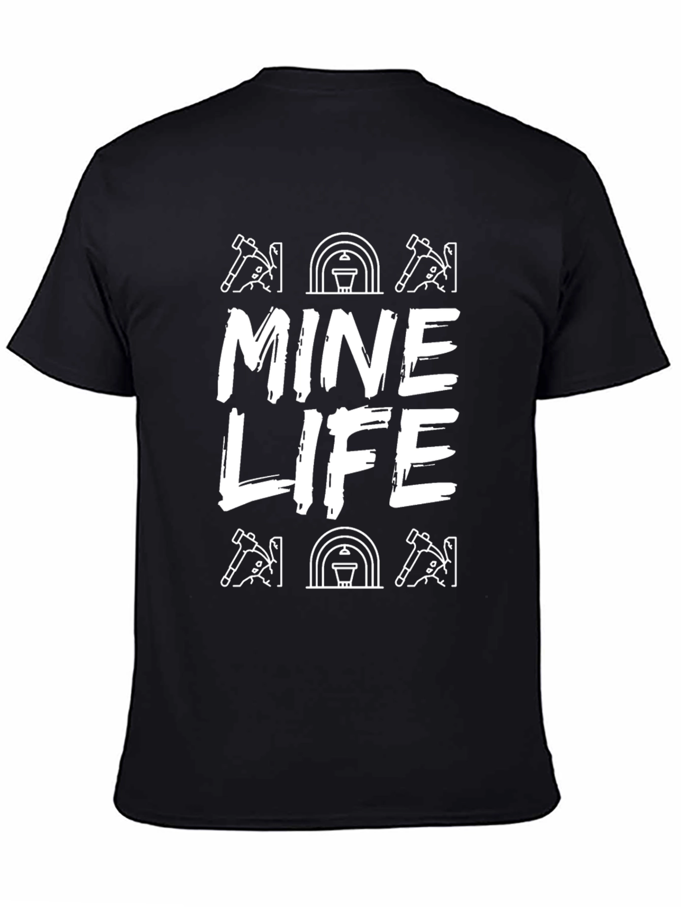 Mine Life Graphic Tee - Black T-Shirt
