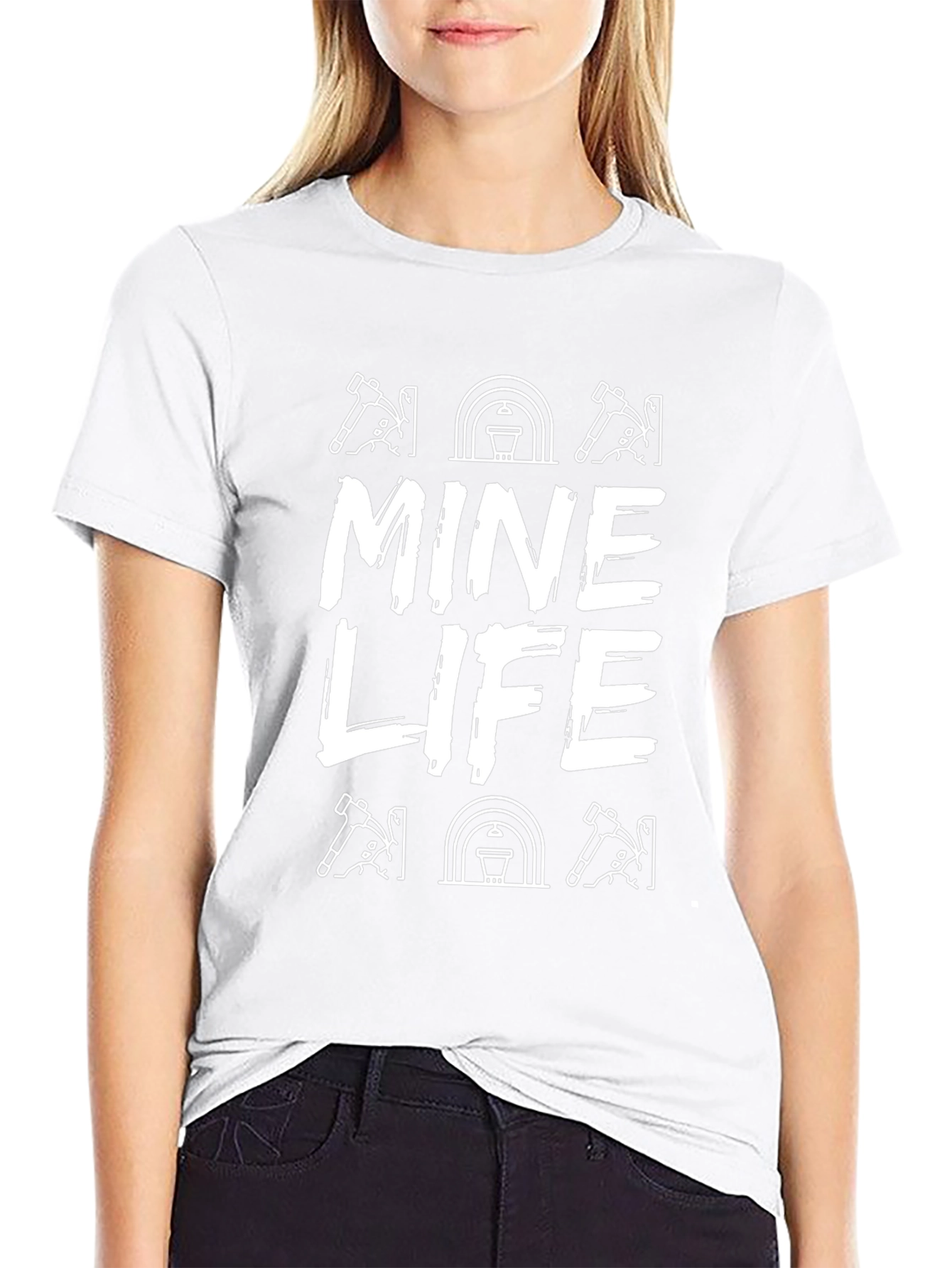 Mine Life Graphic Tee - Black T-Shirt