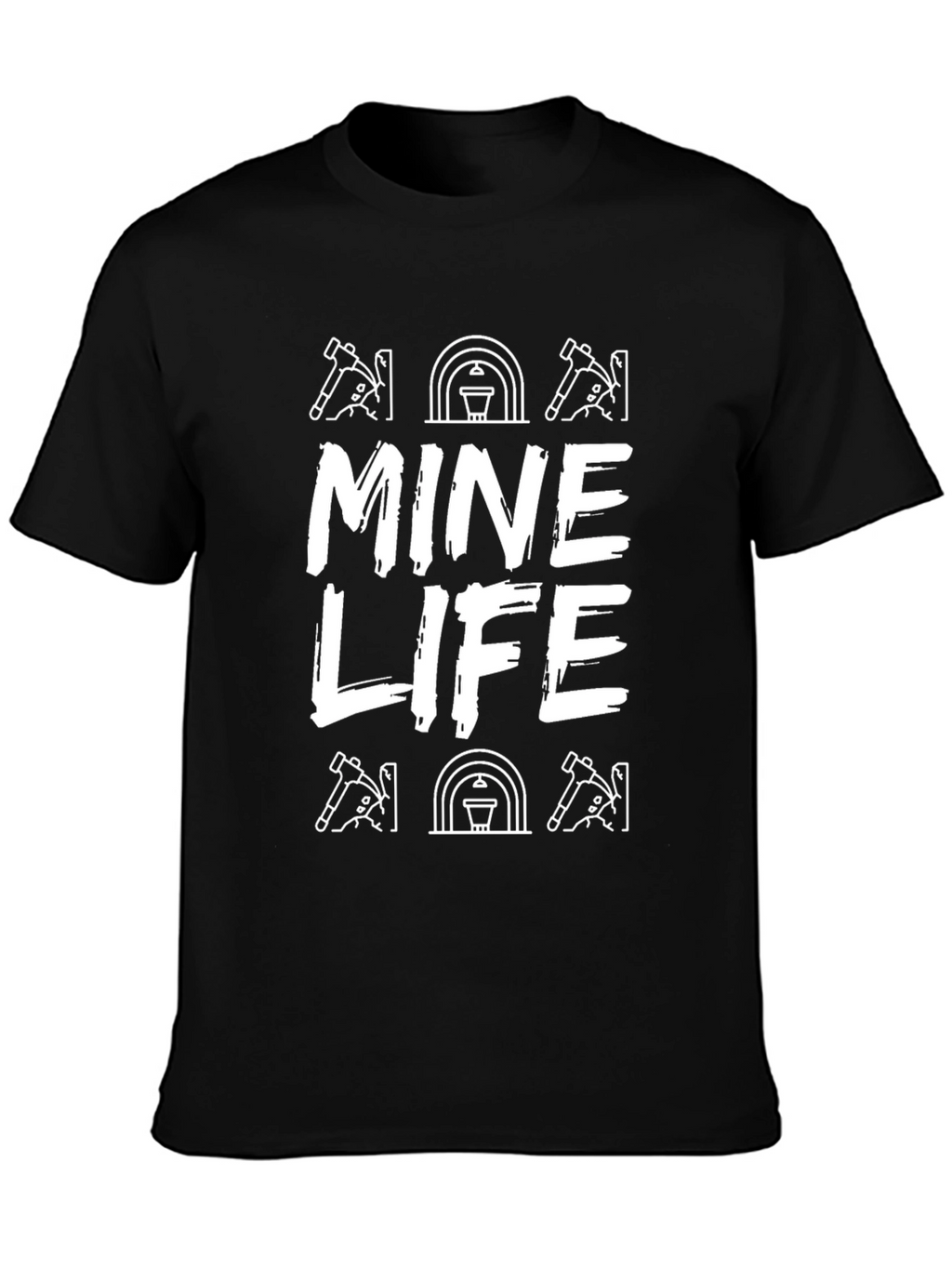 Mine Life Graphic Tee - Black T-Shirt
