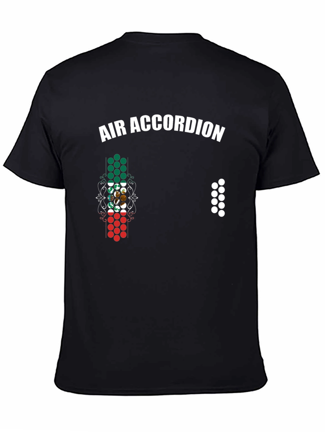 Air Accordion T-Shirt - Novelty Music Tee