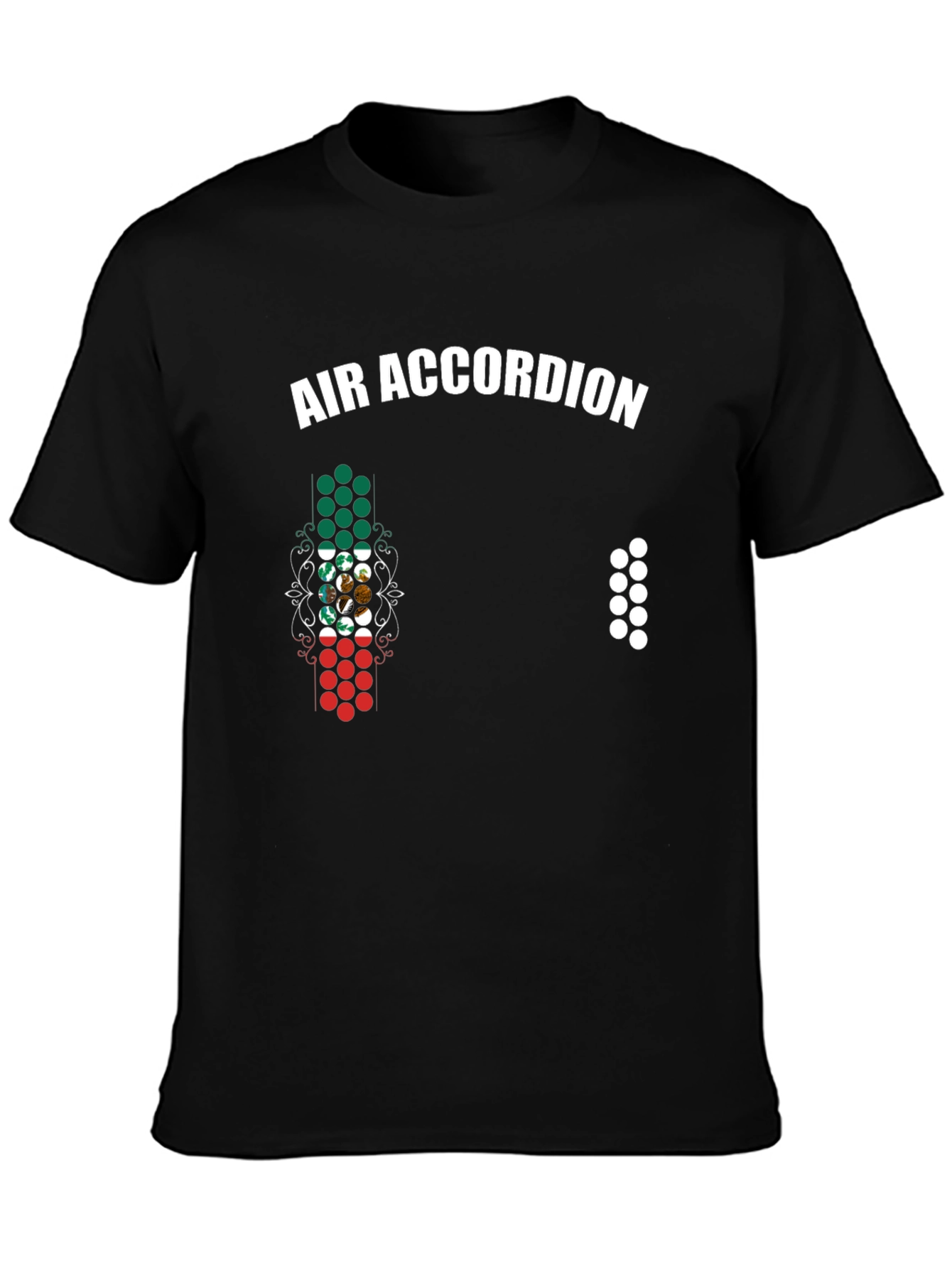 Air Accordion T-Shirt - Novelty Music Tee