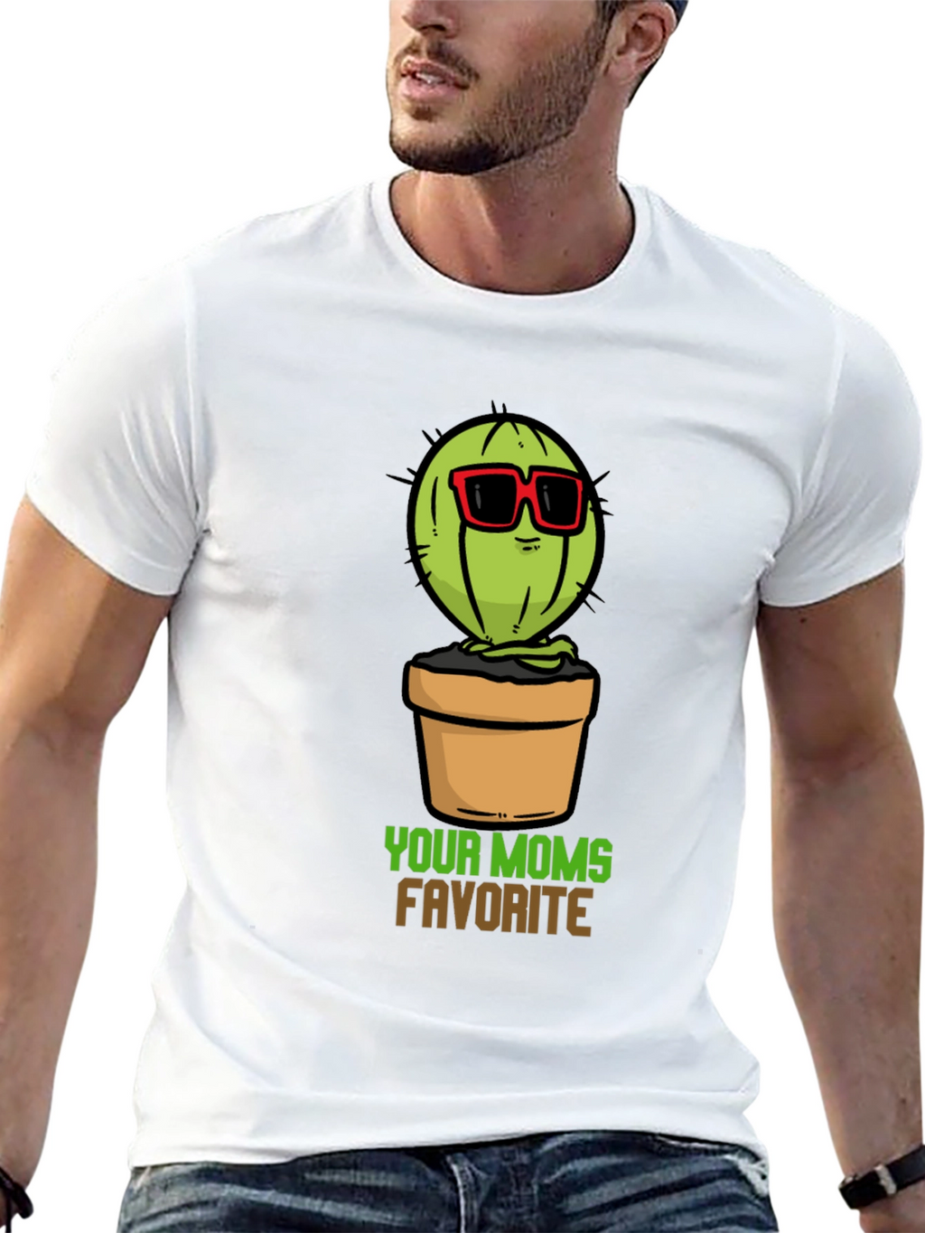Your Moms Favorite Cactus T-Shirt - Black