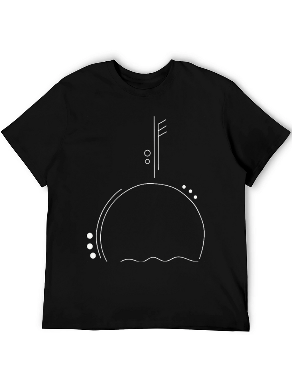 Abstract Graphic Tee - Minimalist Design