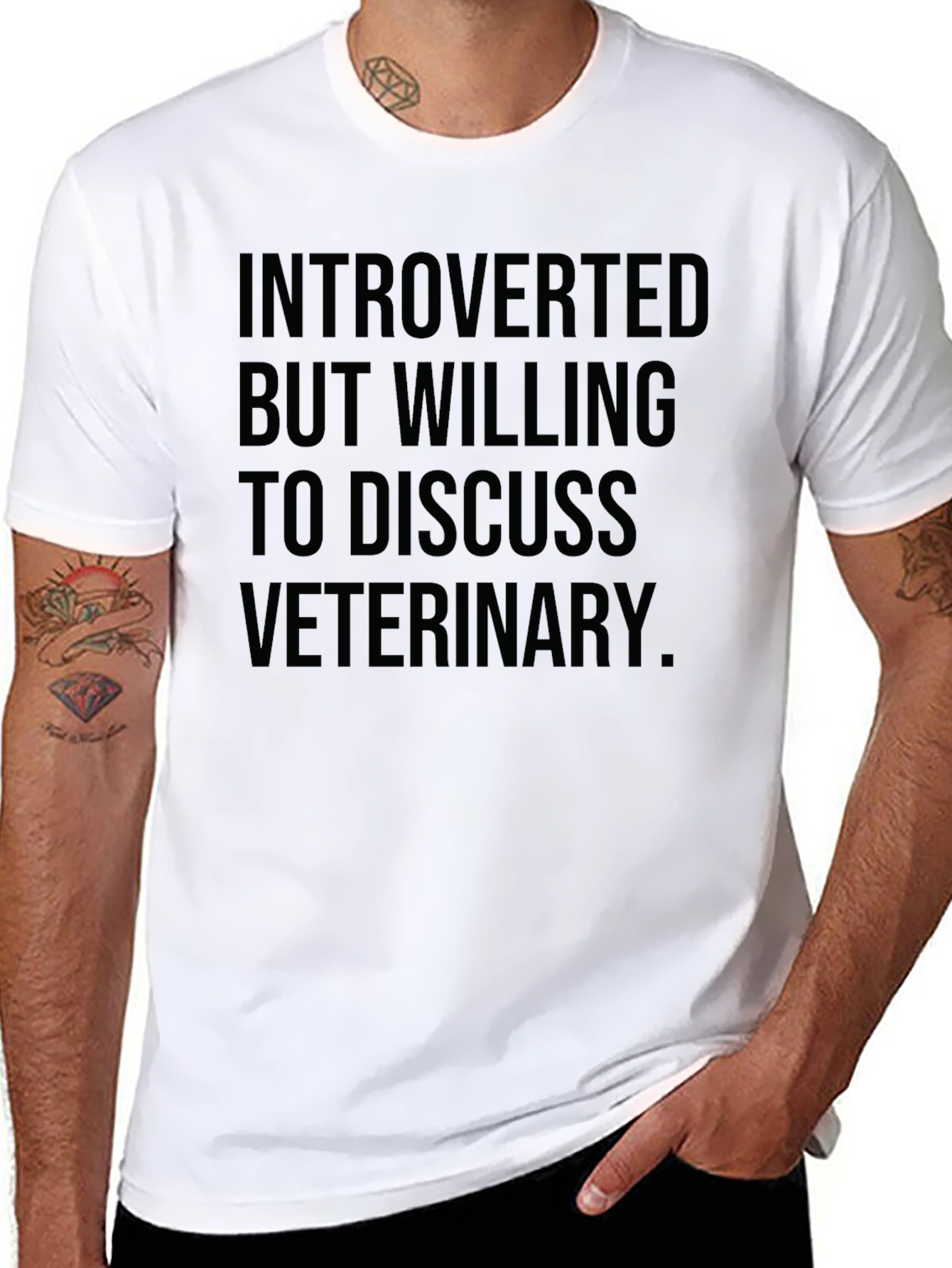 Introverted Veterinary T-Shirt