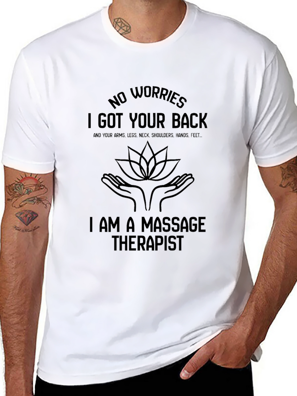 Massage Therapist T-Shirt - I Got Your Back