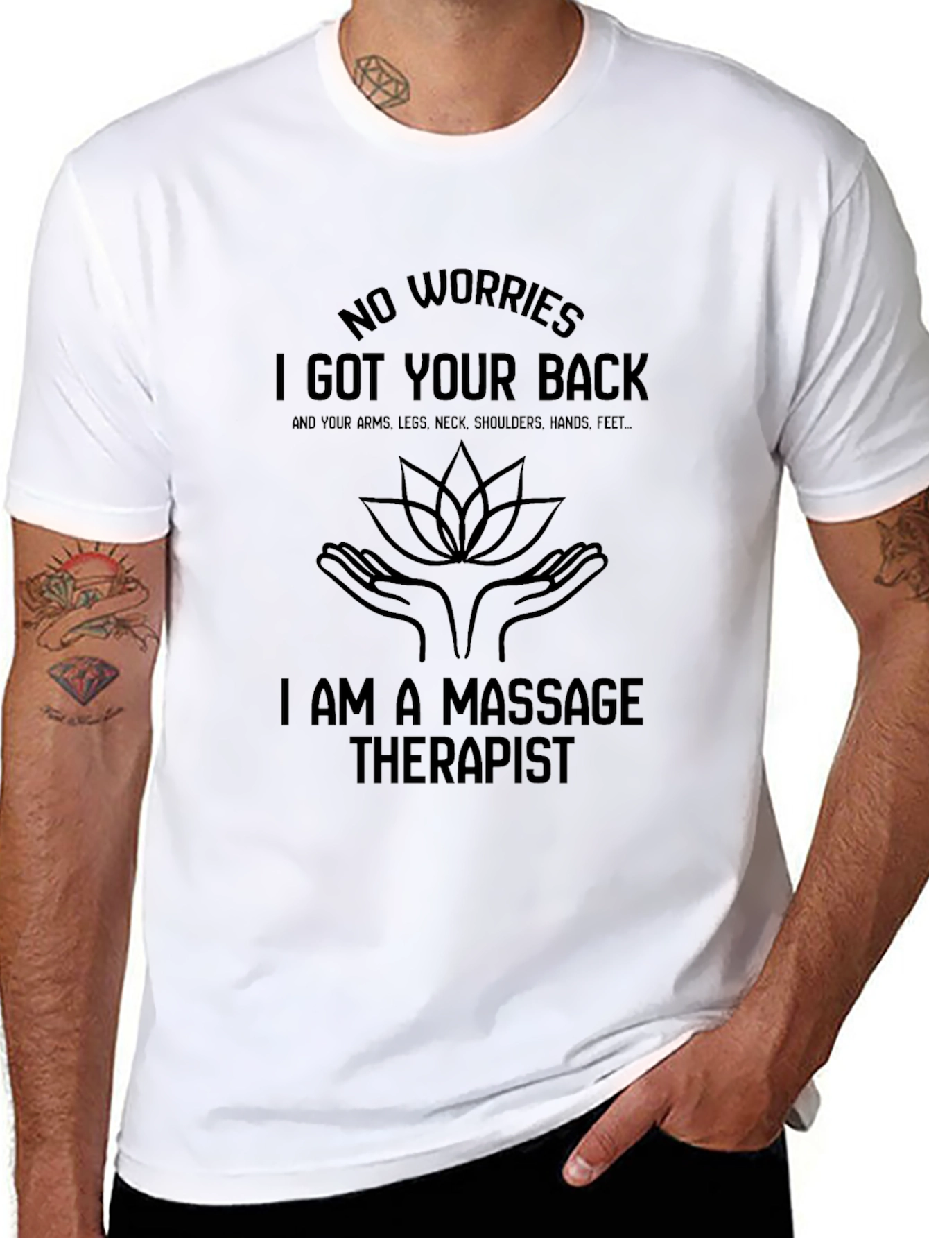 Massage Therapist T-Shirt - I Got Your Back