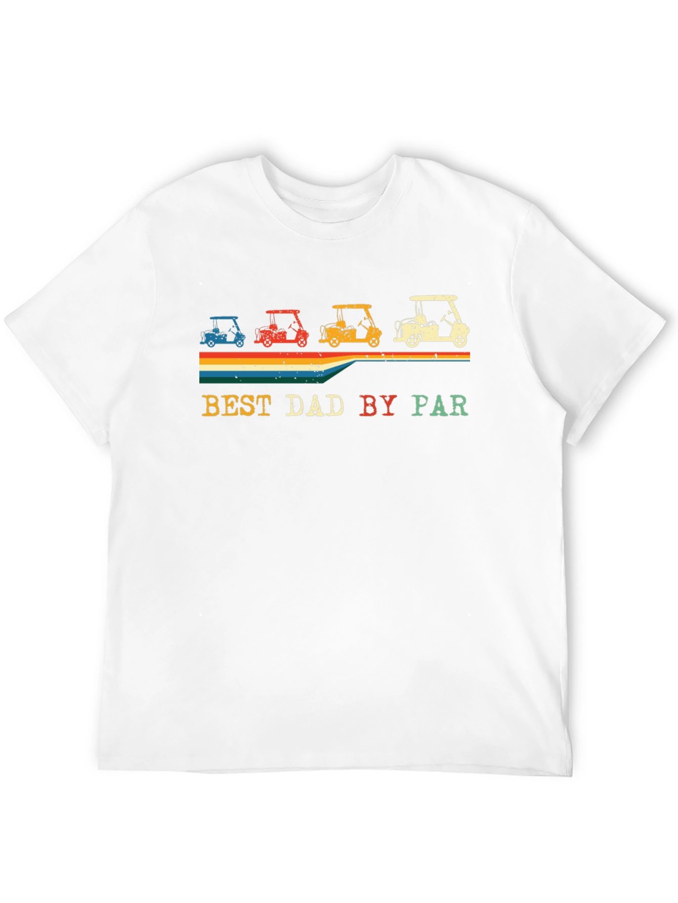 Best Dad By Par Golf Cart T-Shirt