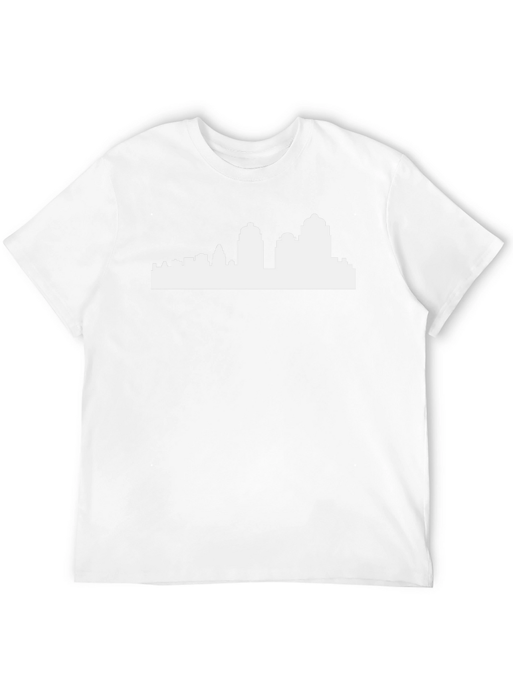 Cityscape Graphic Tee - Black Cotton T-Shirt