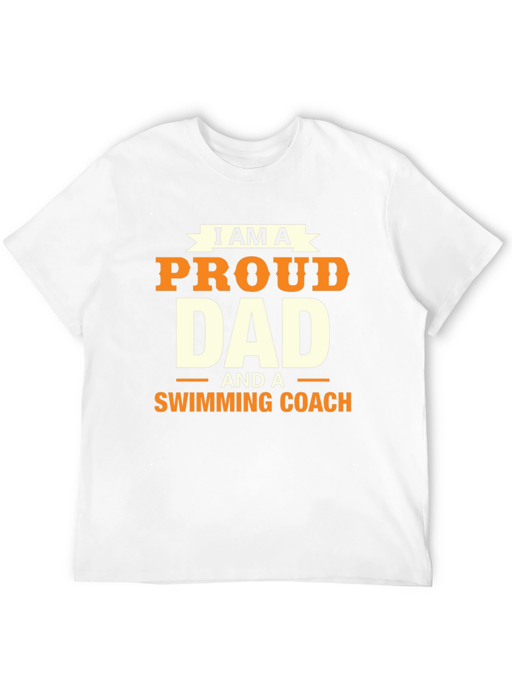 Proud Dad Swimming Coach T-Shirt