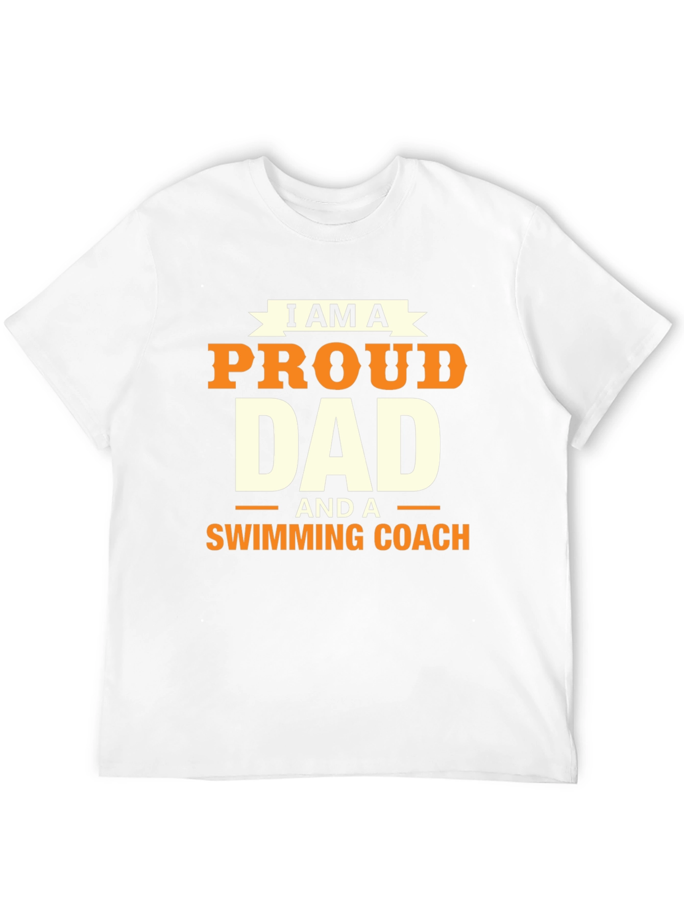 Proud Dad Swimming Coach T-Shirt