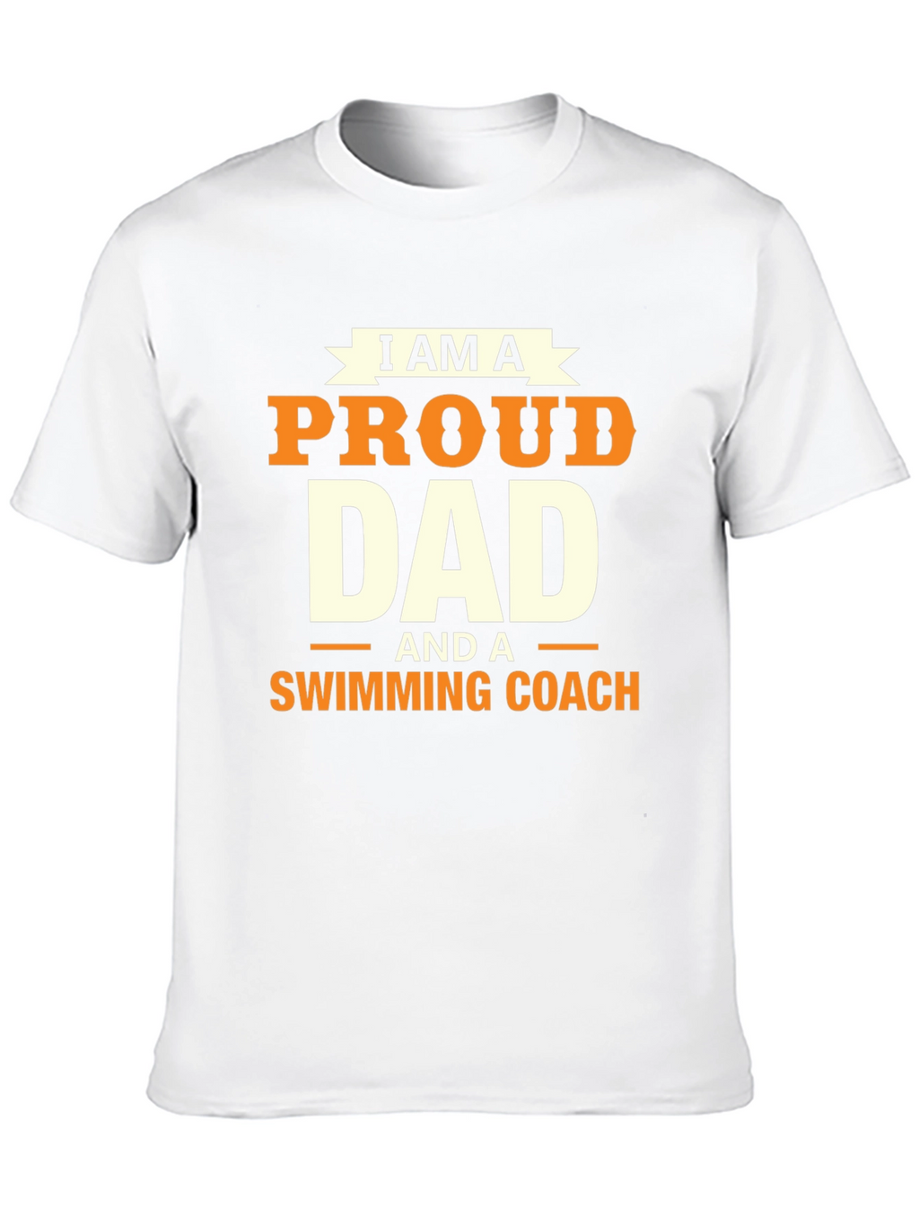 Proud Dad Swimming Coach T-Shirt