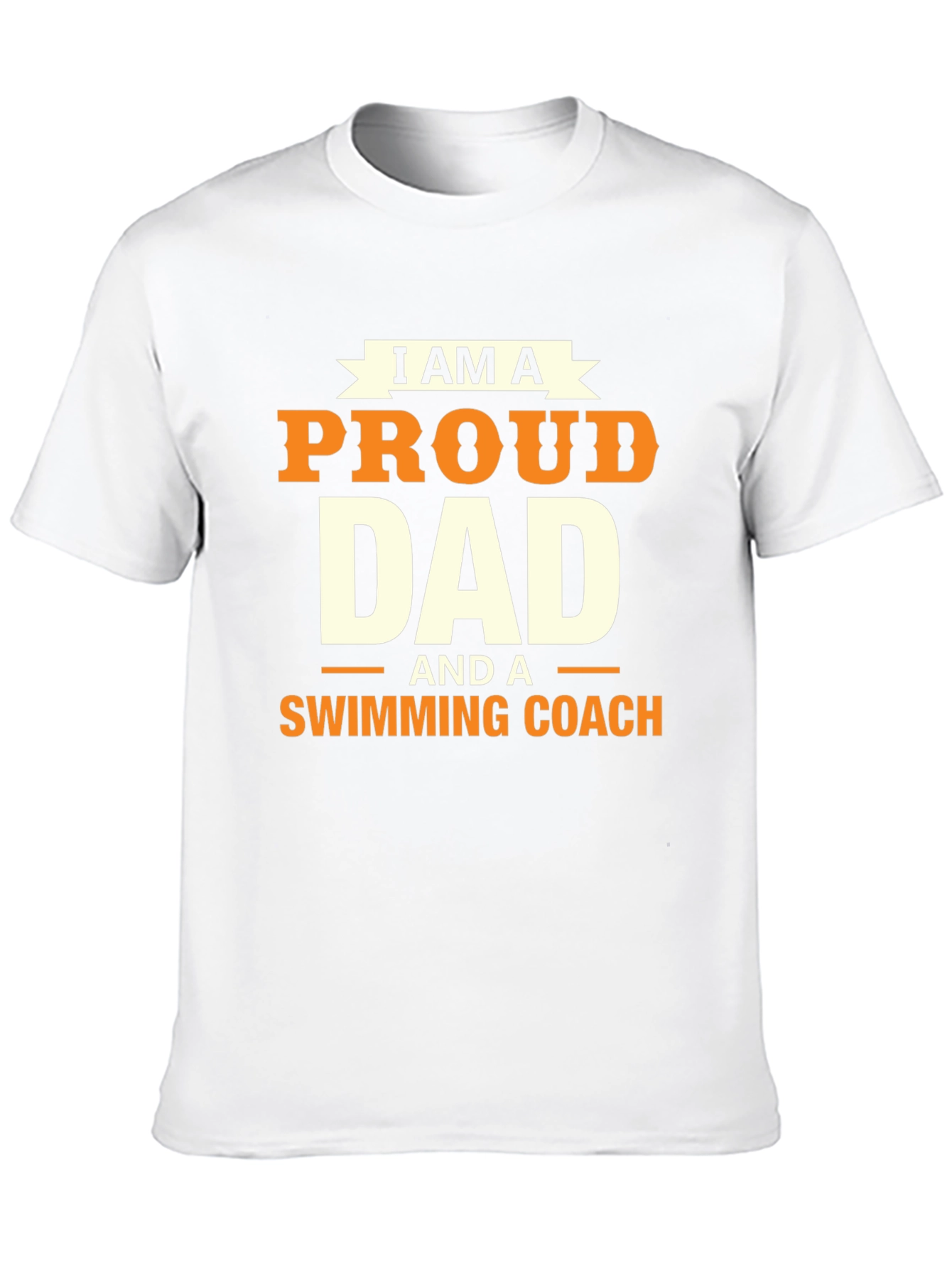 Proud Dad Swimming Coach T-Shirt