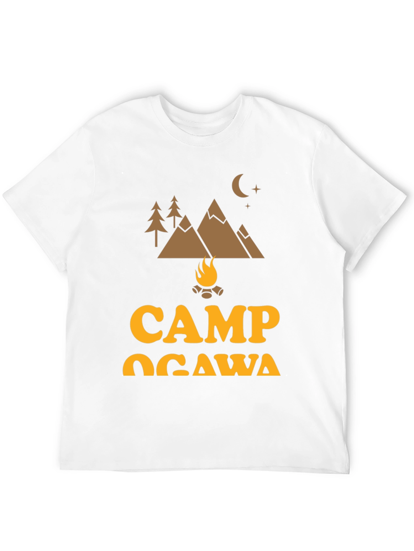 Camp Ogawa Black Graphic T-Shirt
