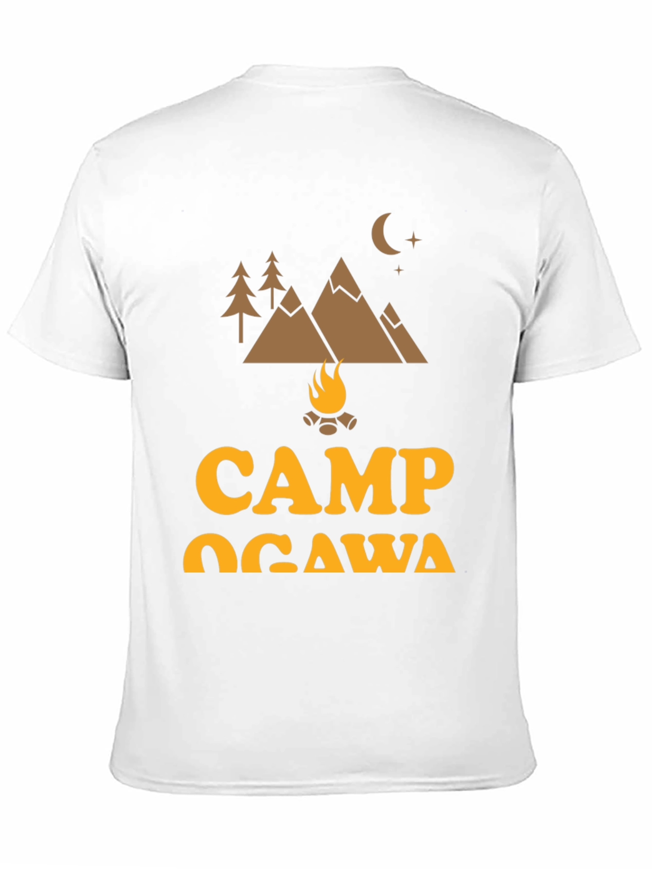 Camp Ogawa Black Graphic T-Shirt