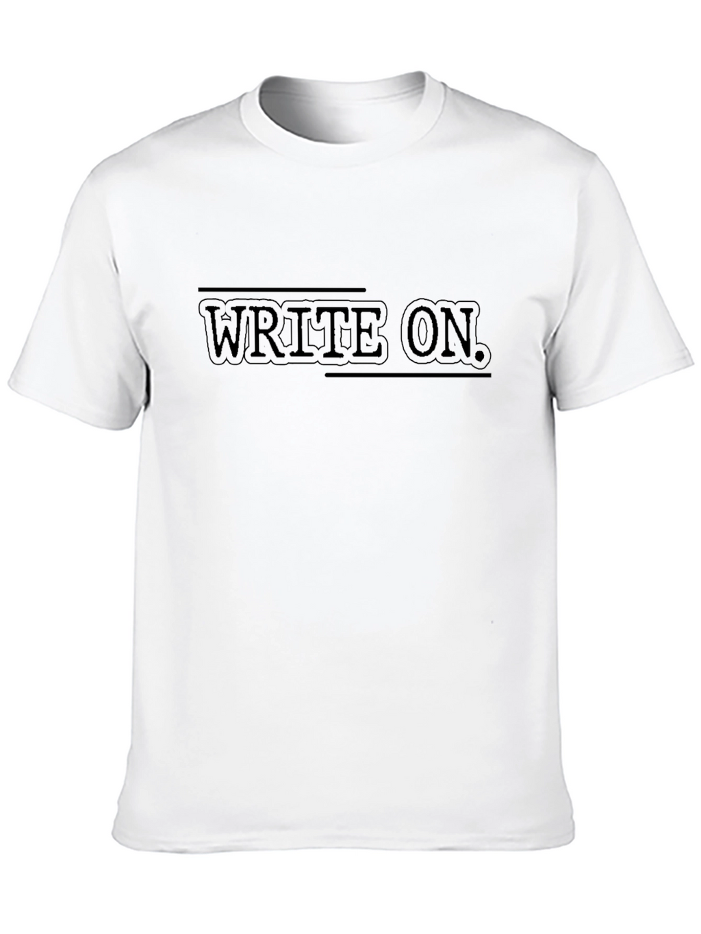 Write On Graphic Tee - Stylish Comfort