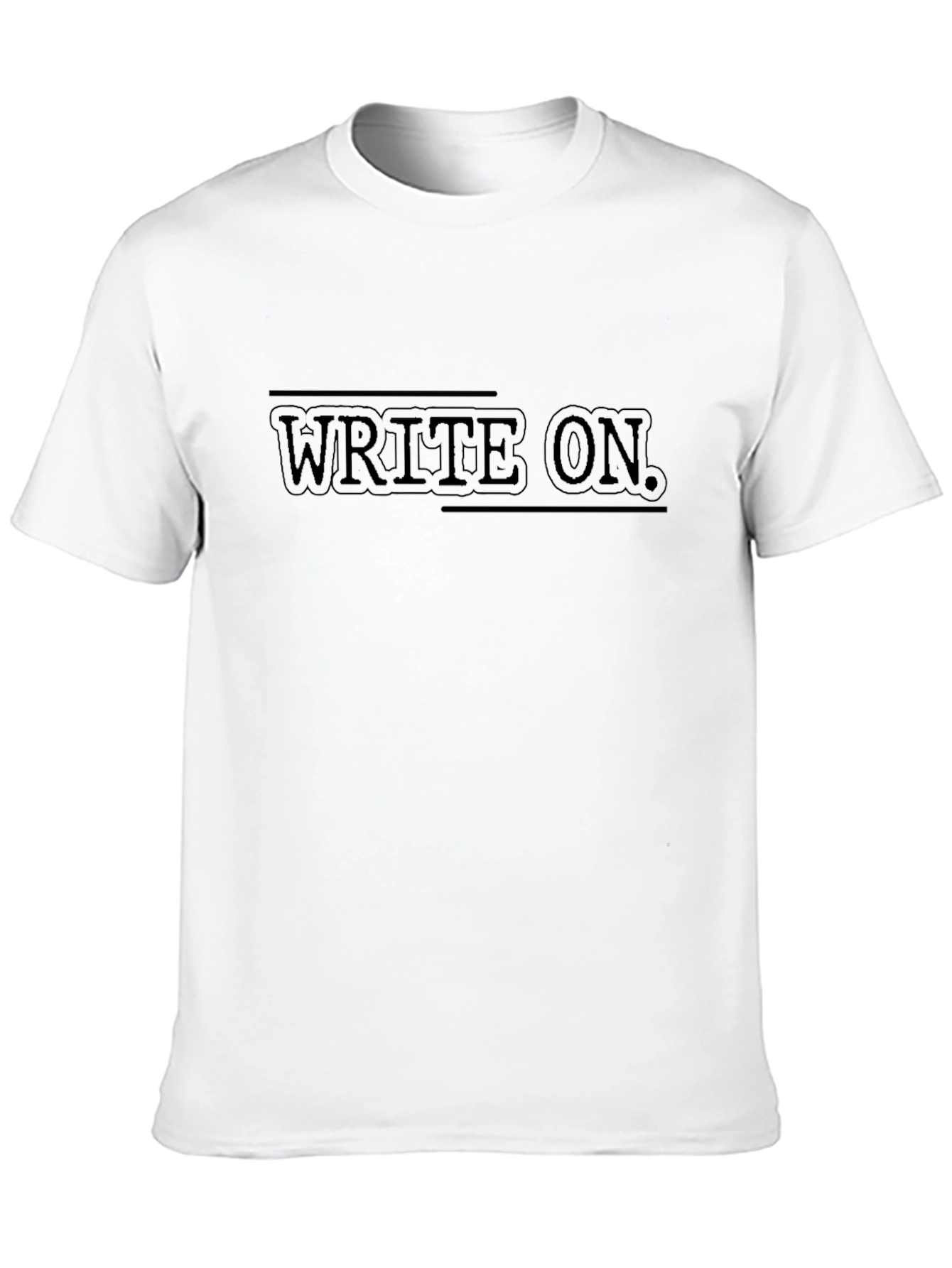 Write On Graphic Tee - Stylish Comfort