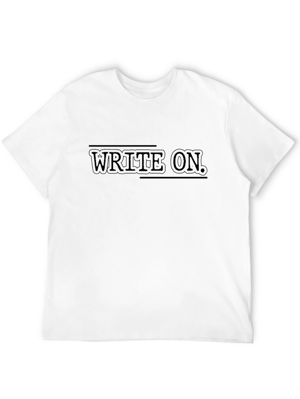 Write On Graphic Tee - Stylish Comfort