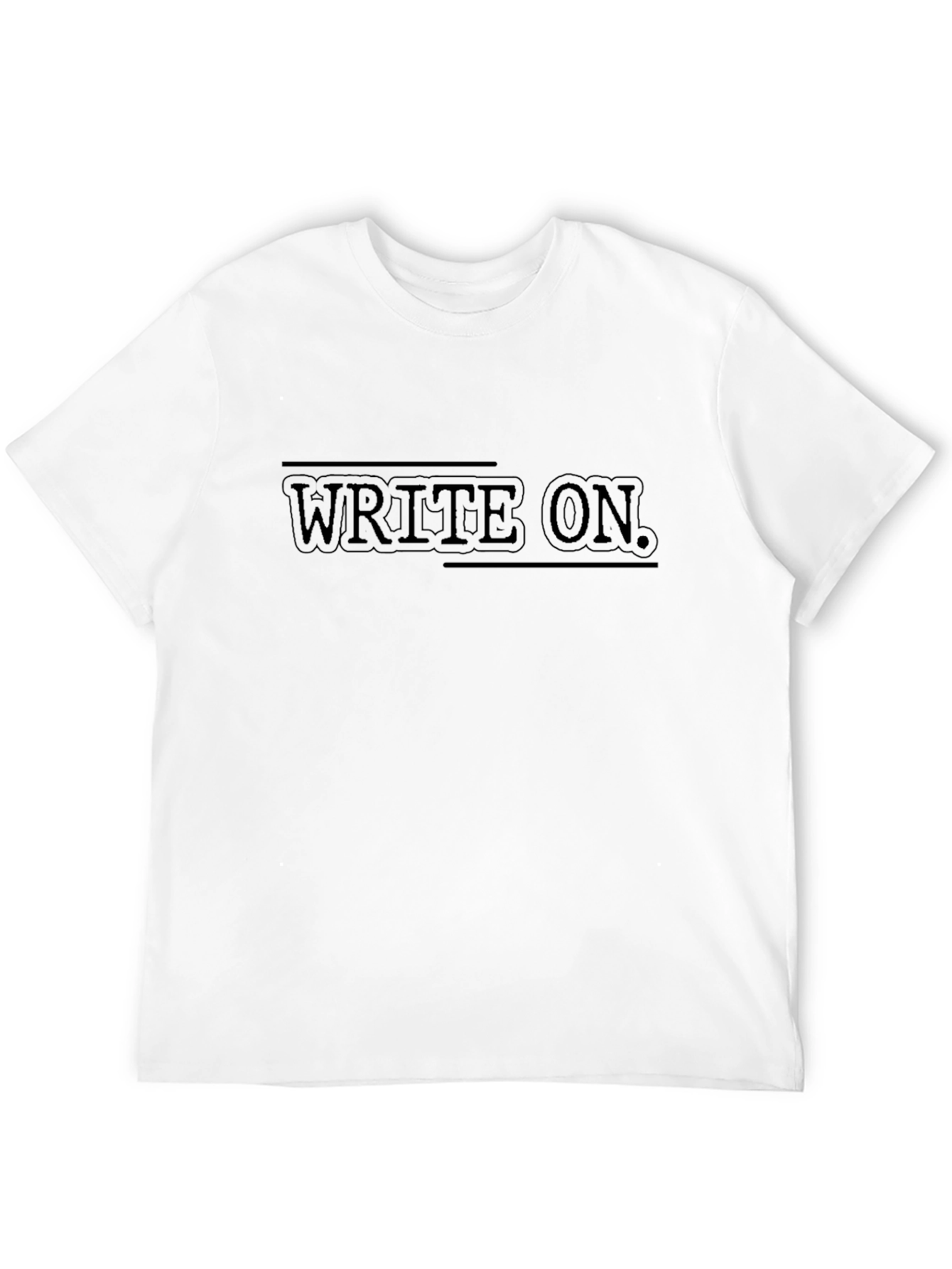 Write On Graphic Tee - Stylish Comfort