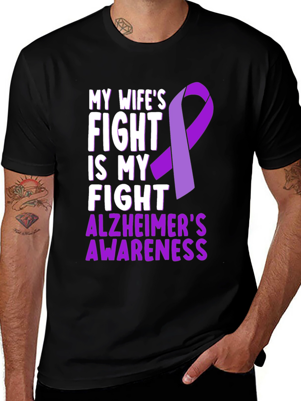 Alzheimers Awareness Support T-Shirt