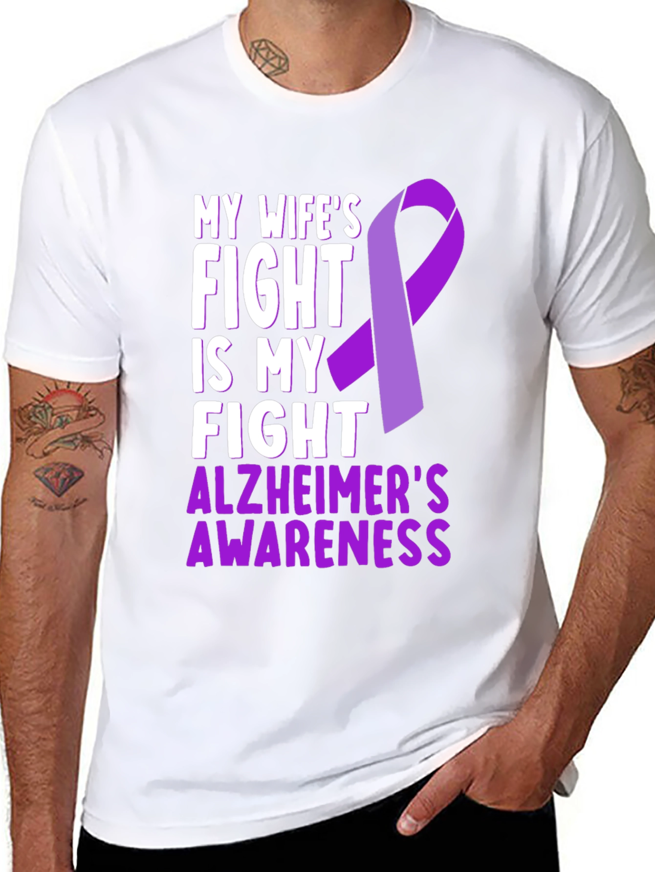 Alzheimers Awareness Support T-Shirt