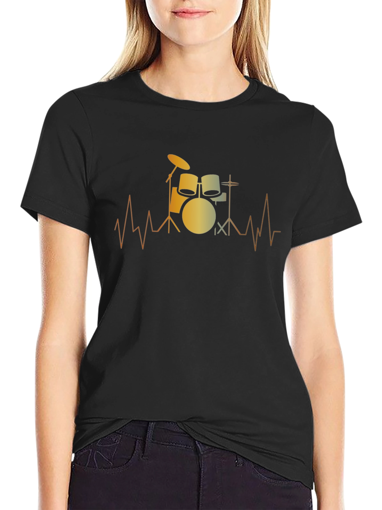 Drum Beat T-Shirt - Music Lover Tee