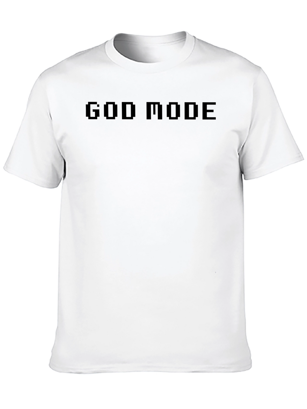 God Mode Pixel Graphic Tee - Gamer T-Shirt