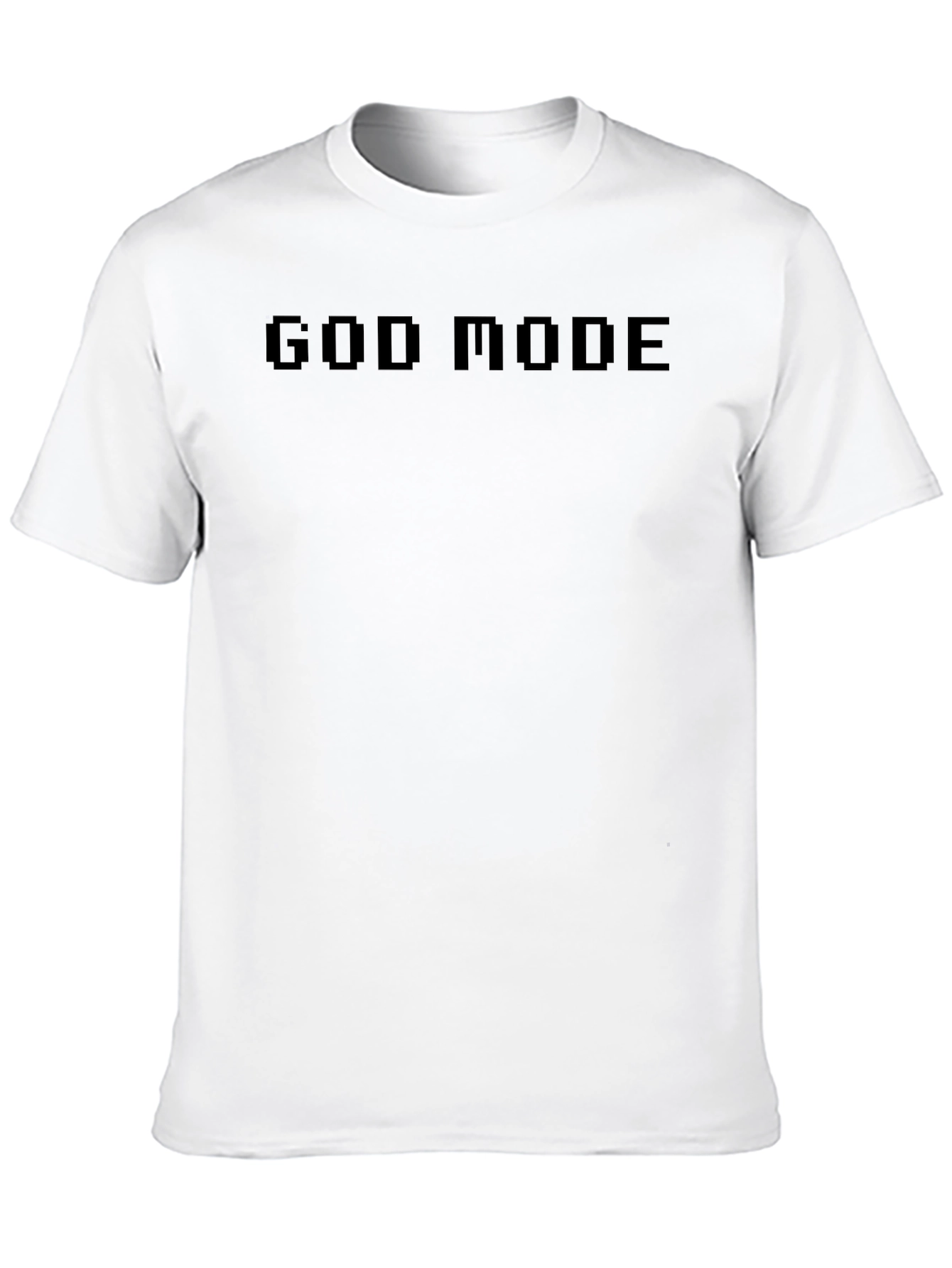 God Mode Pixel Graphic Tee - Gamer T-Shirt