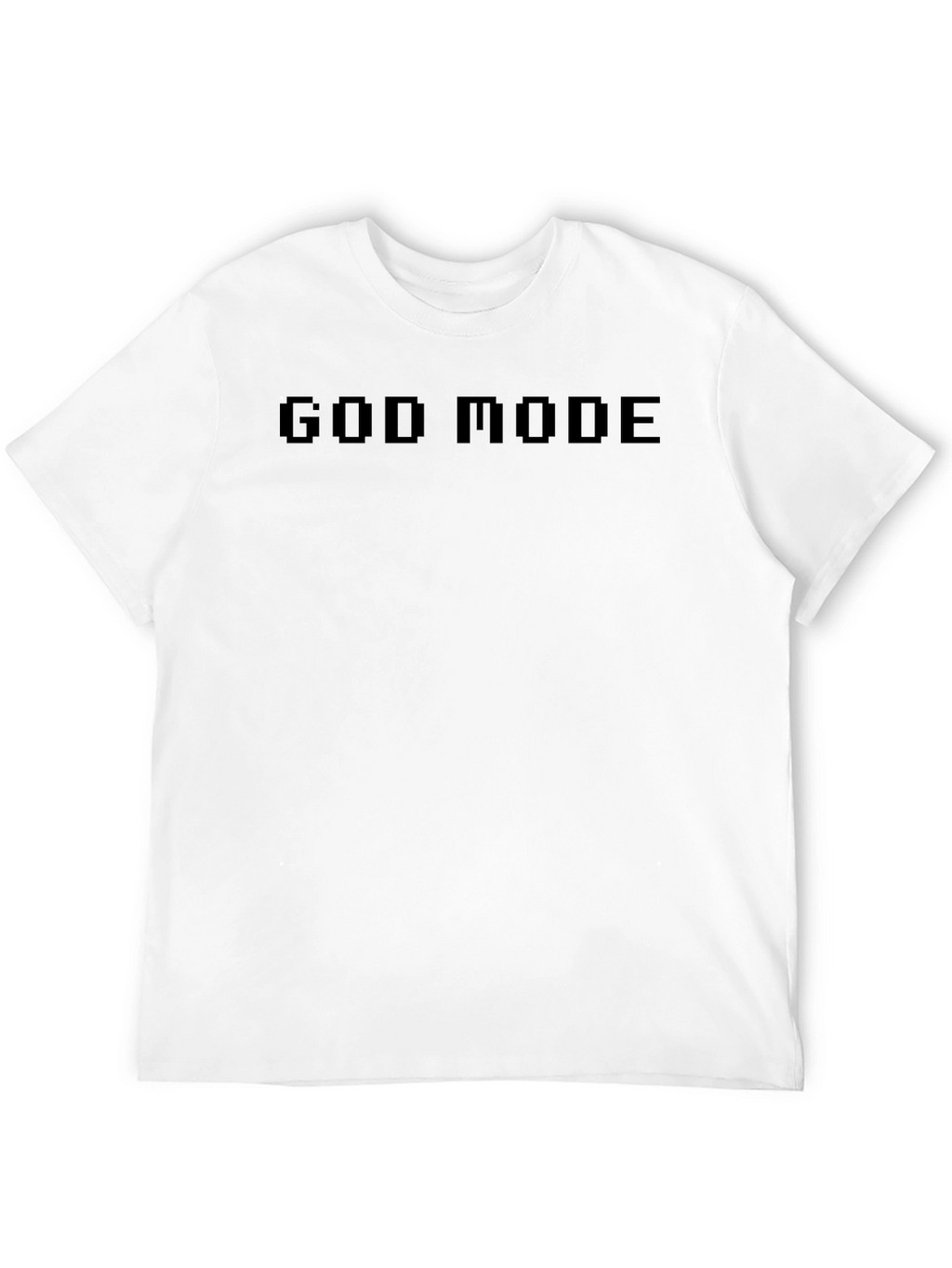 God Mode Pixel Graphic Tee - Gamer T-Shirt