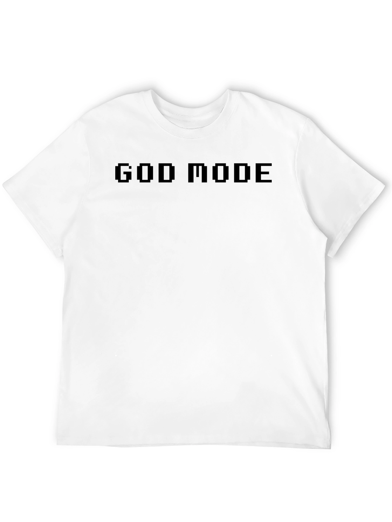 God Mode Pixel Graphic Tee - Gamer T-Shirt