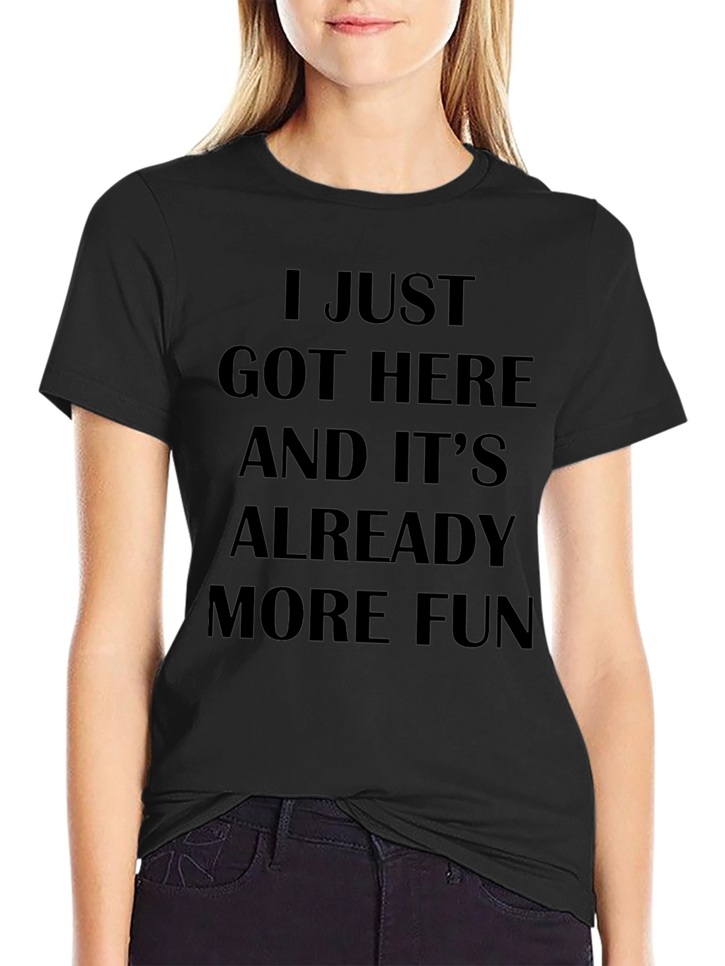 I Just Got Here Funny Slogan T-Shirt