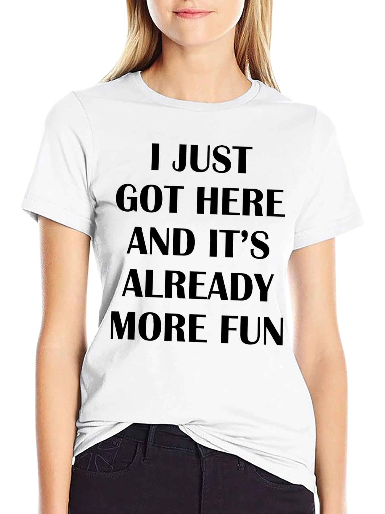 I Just Got Here Funny Slogan T-Shirt