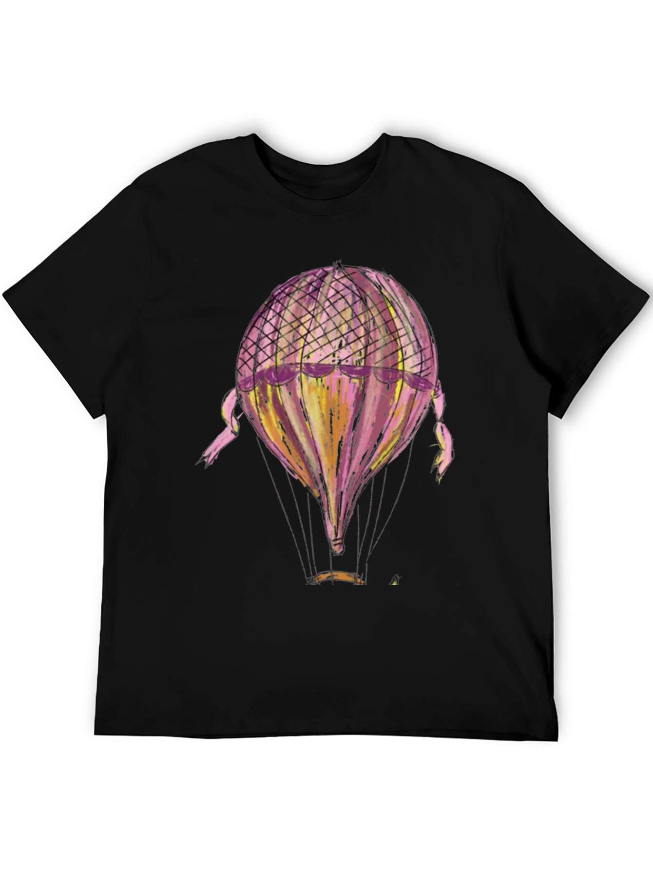 Balloon Graphic Tee - Black