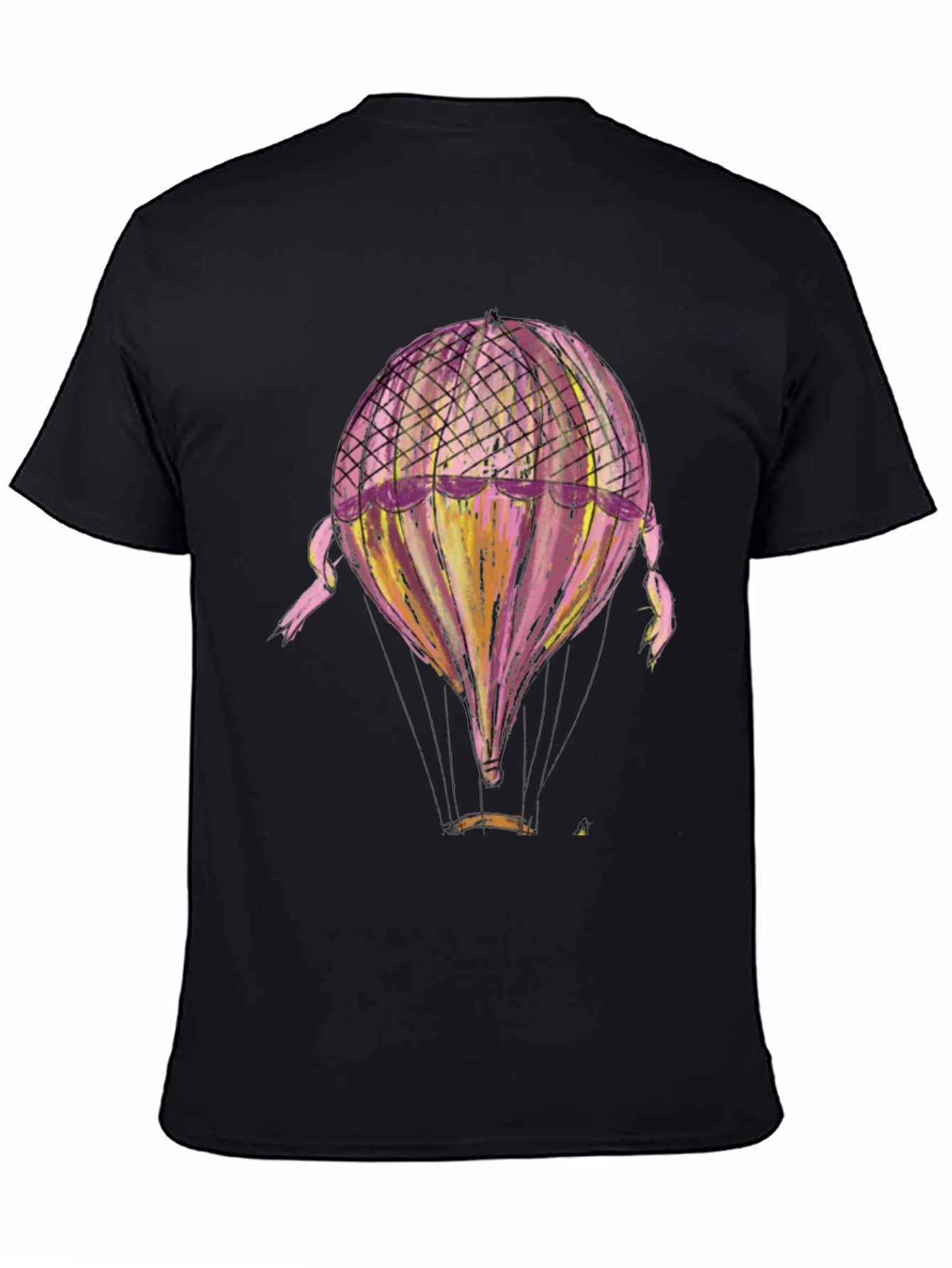 Balloon Graphic Tee - Black