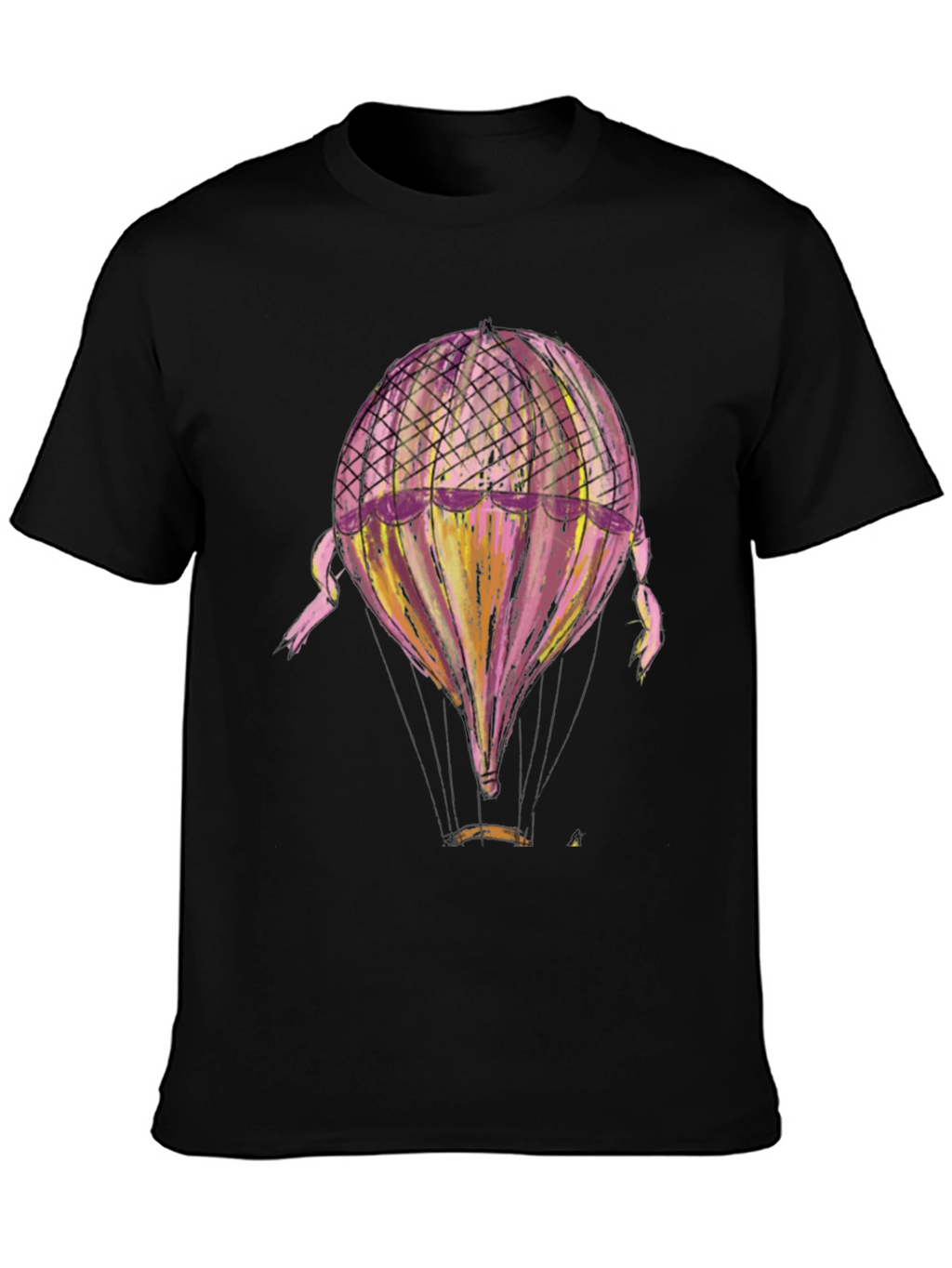 Balloon Graphic Tee - Black