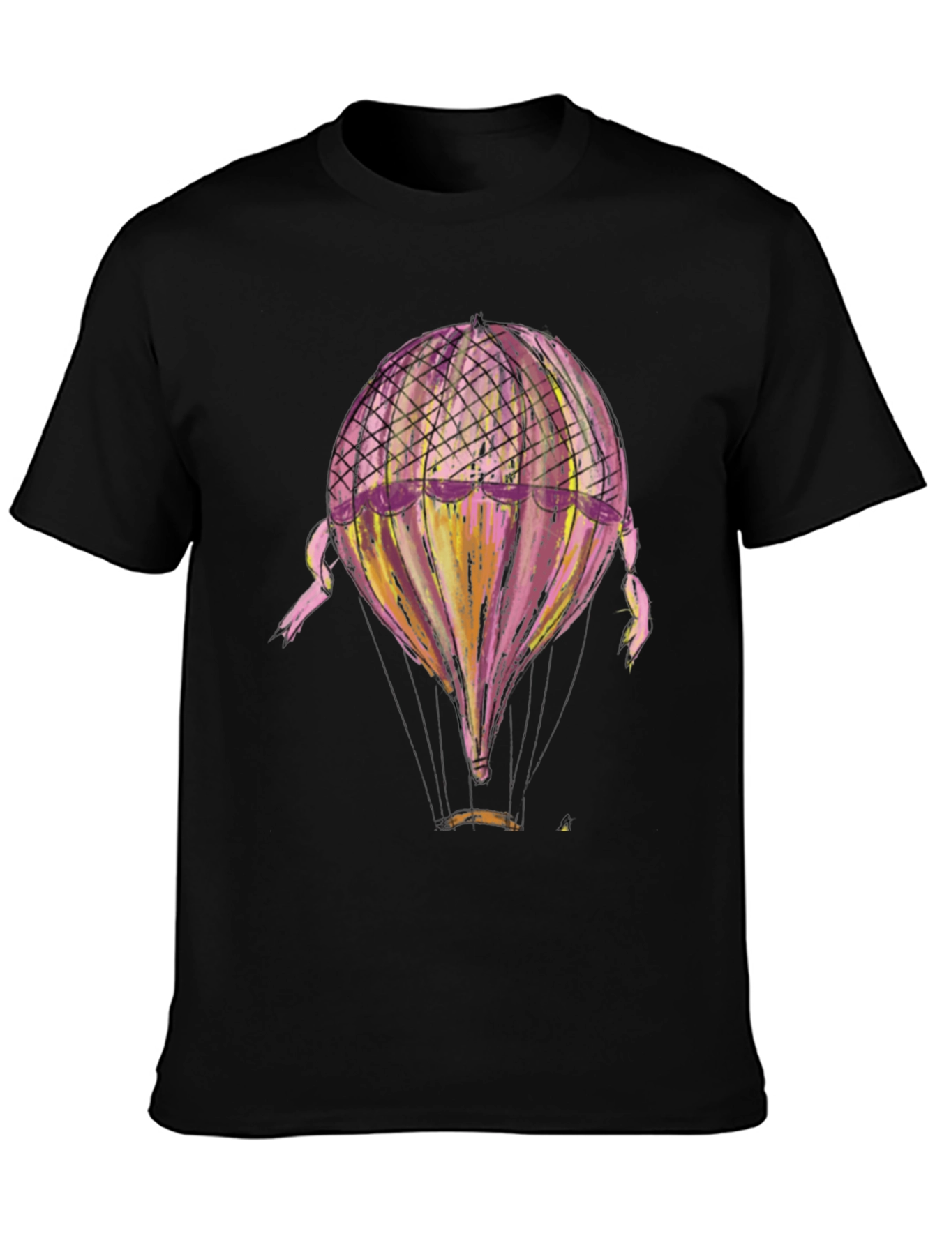 Balloon Graphic Tee - Black