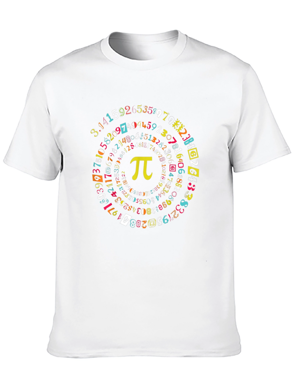 Pi Symbol Math T-Shirt - Black