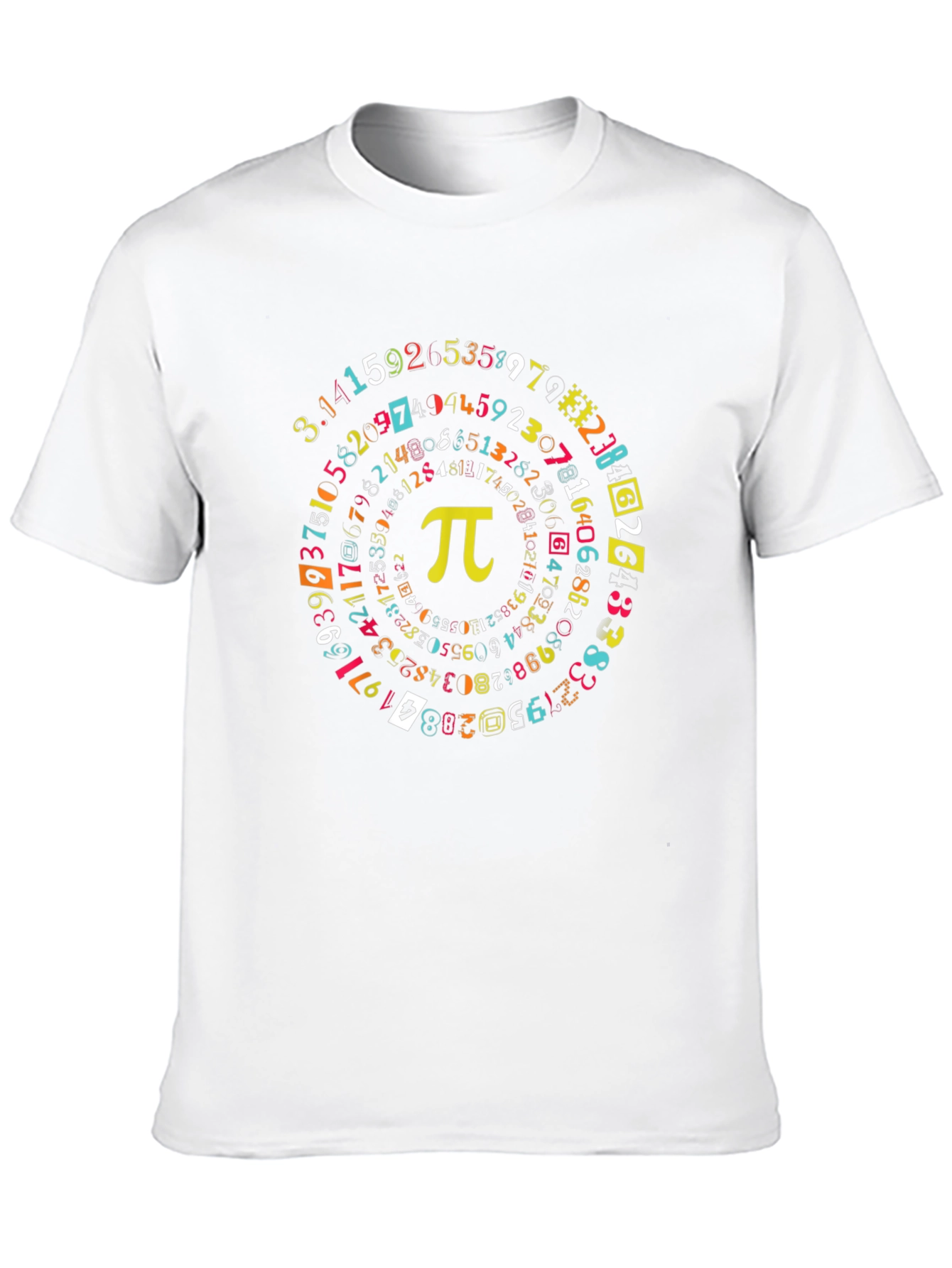 Pi Symbol Math T-Shirt - Black