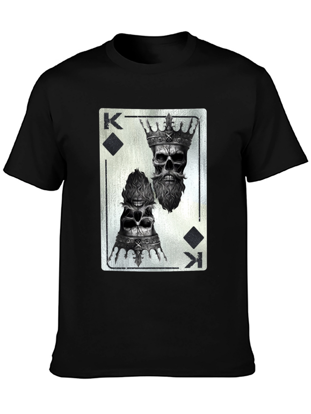 King of Skulls Graphic Tee - Black
