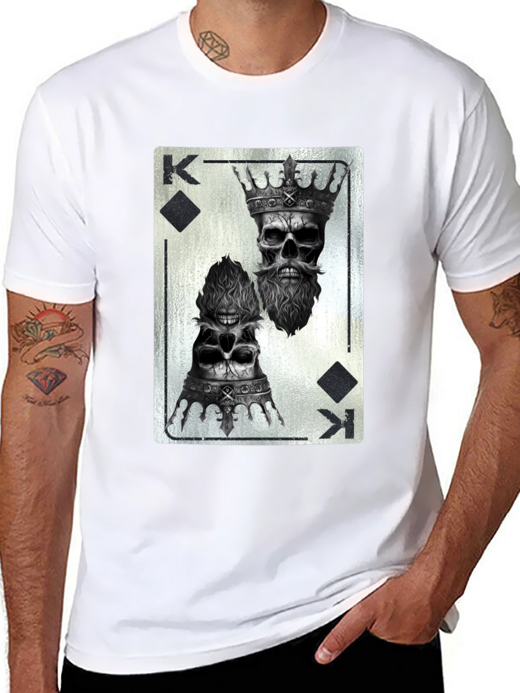 King of Skulls Graphic Tee - Black