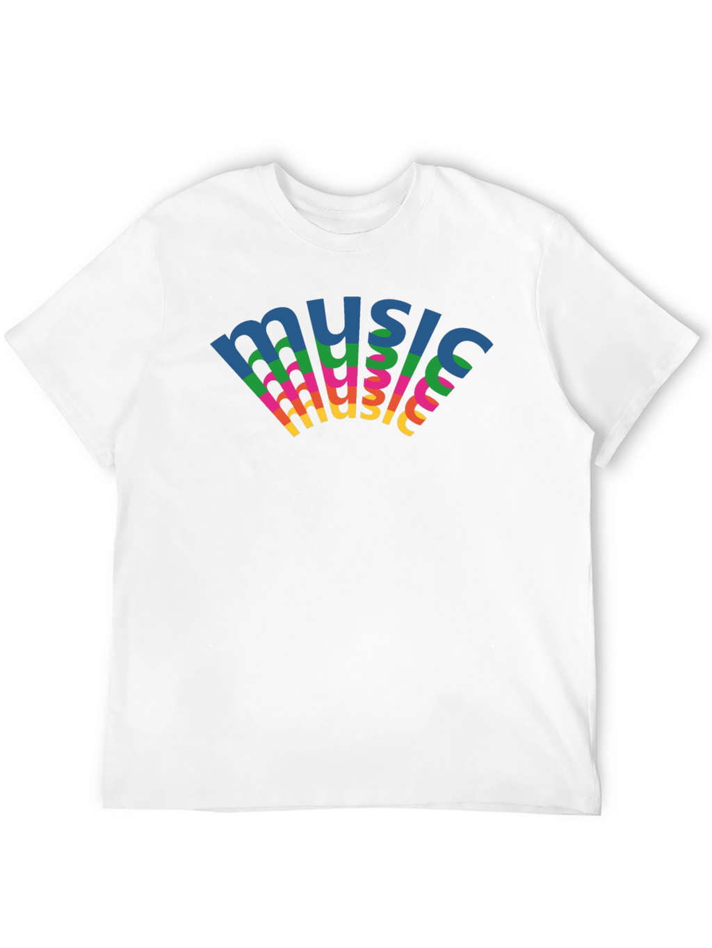 Retro Music Graphic Tee - Black