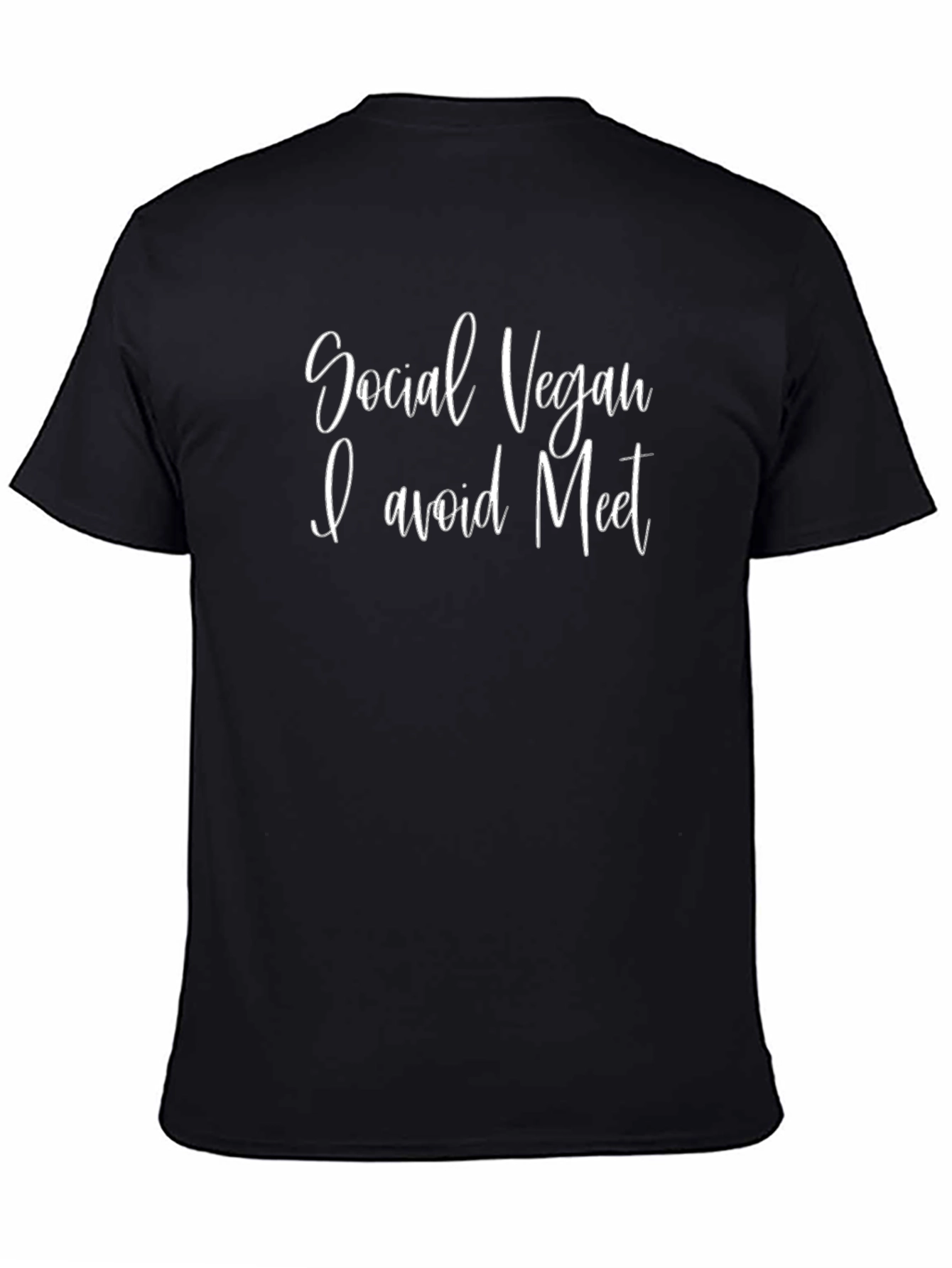 Social Vegan T-Shirt - I Avoid Meat