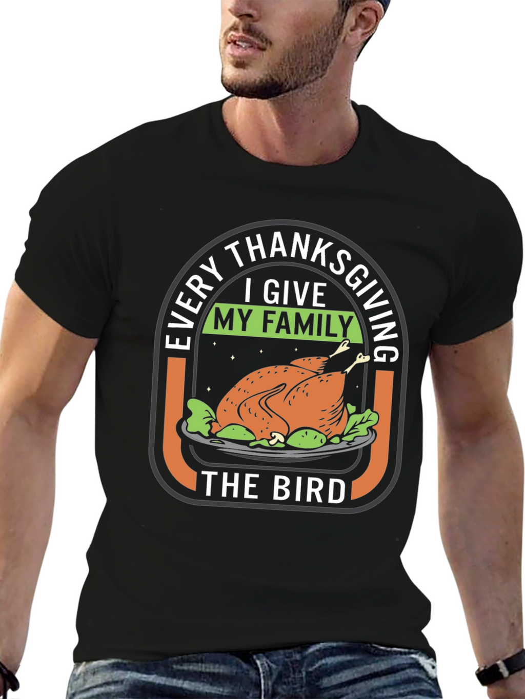 Thanksgiving Turkey T-Shirt - Funny Holiday Tee
