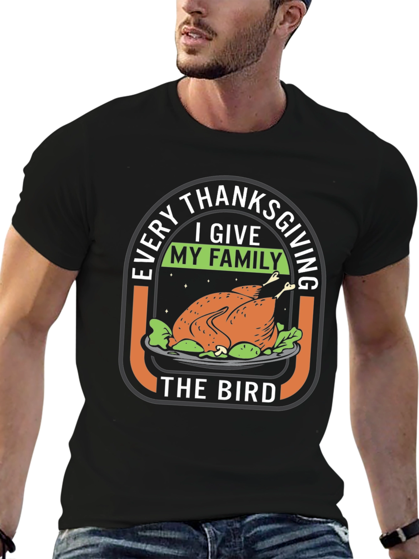 Thanksgiving Turkey T-Shirt - Funny Holiday Tee