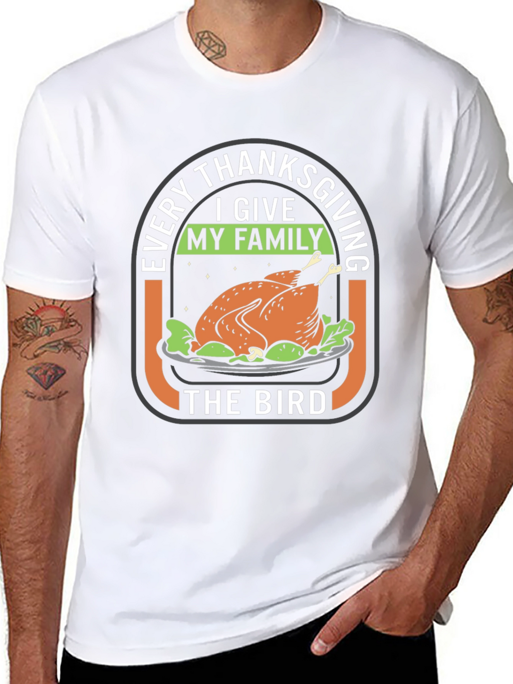 Thanksgiving Turkey T-Shirt - Funny Holiday Tee