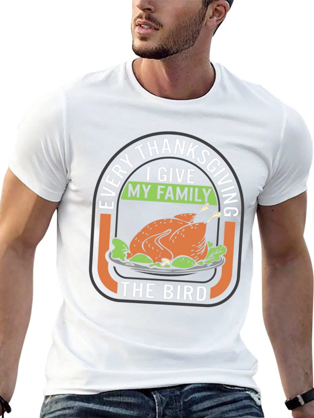 Thanksgiving Turkey T-Shirt - Funny Holiday Tee
