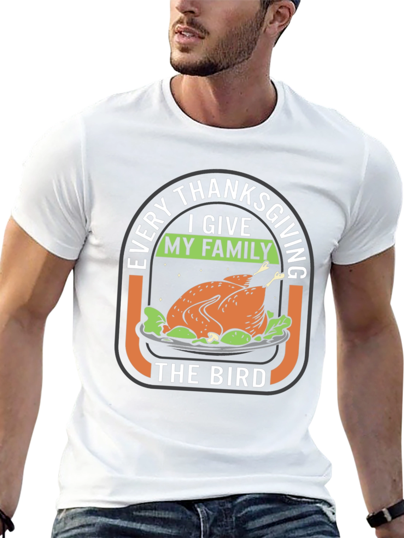 Thanksgiving Turkey T-Shirt - Funny Holiday Tee