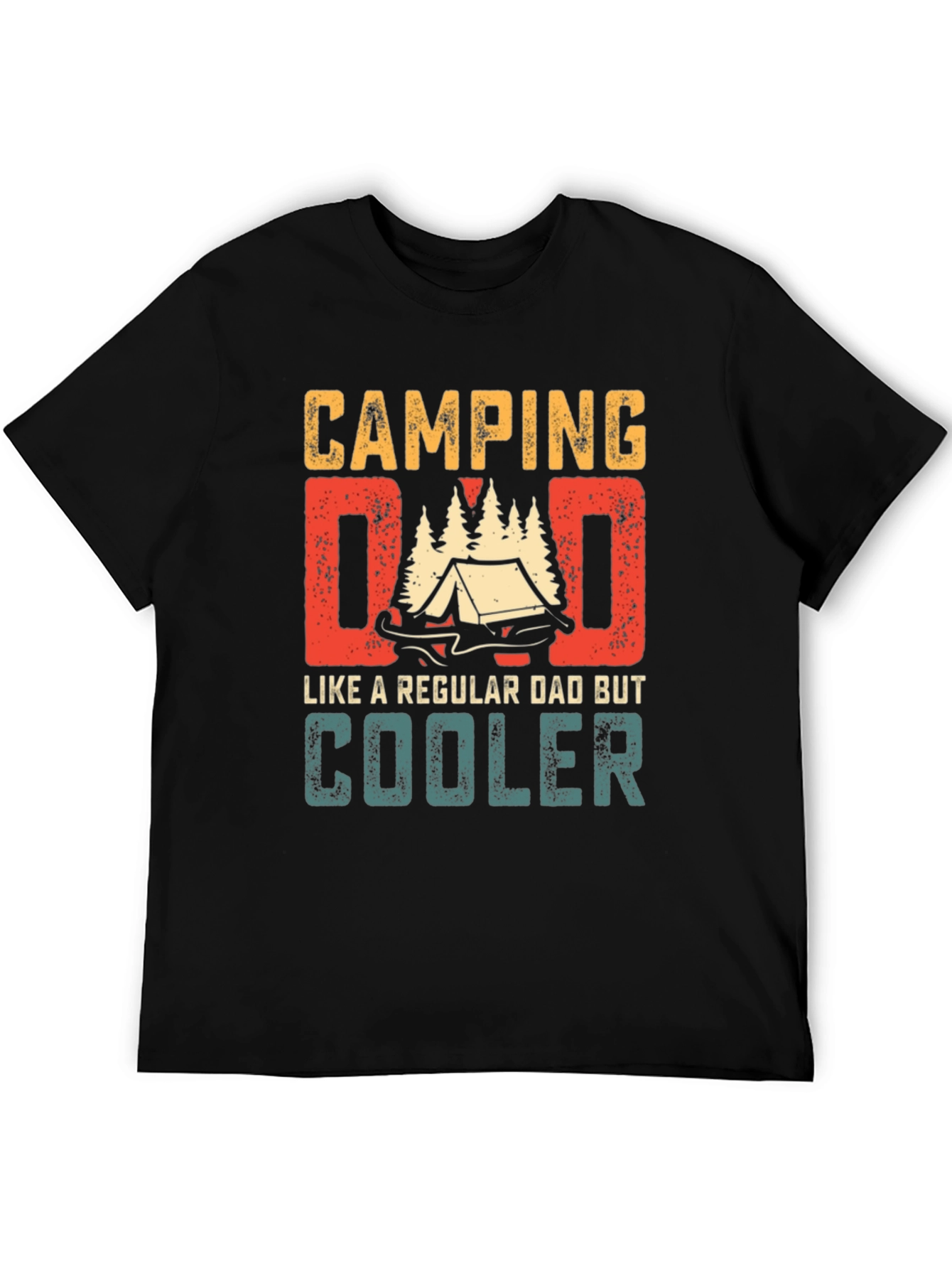 Camping Dad T-Shirt - Cooler Than Regular Dads!